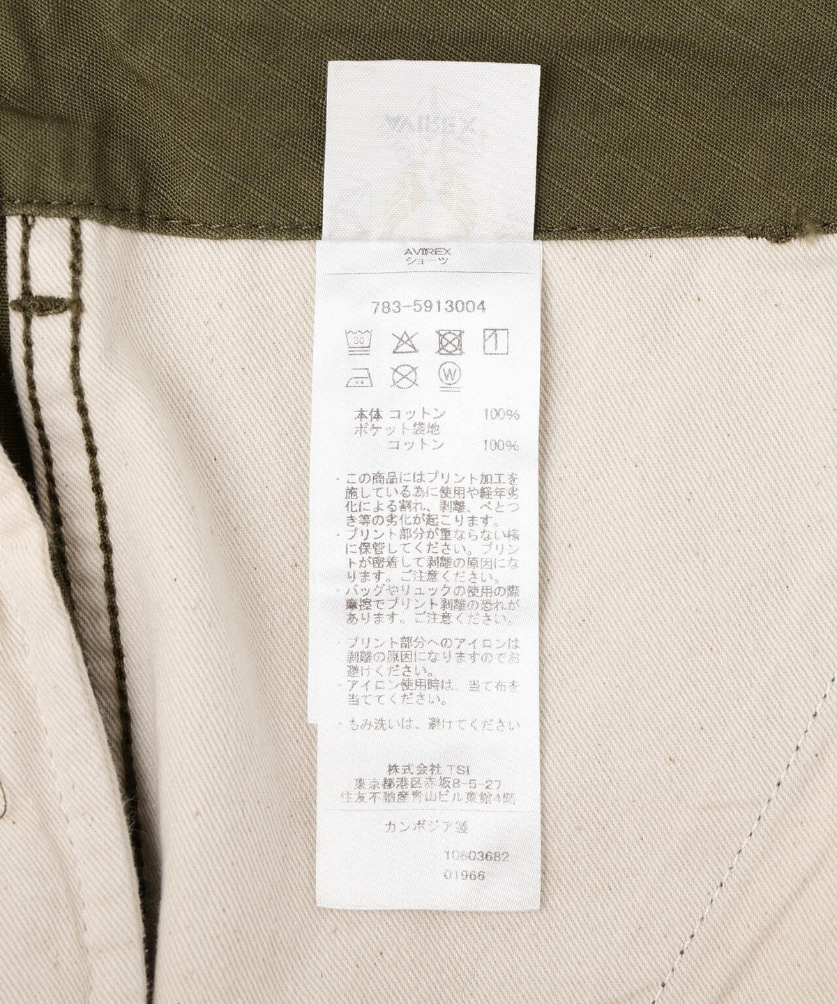 COTTON RIPSTOP CARGO SHORTS