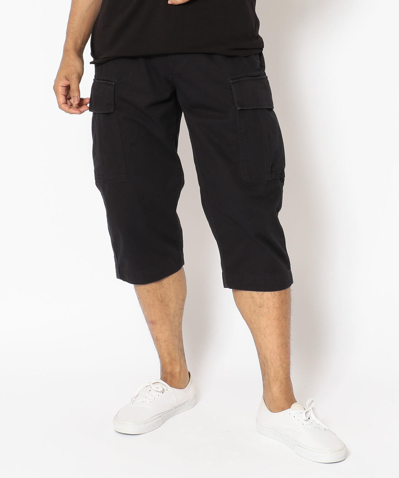 BASIC FATIGUE CROPPED PANTS