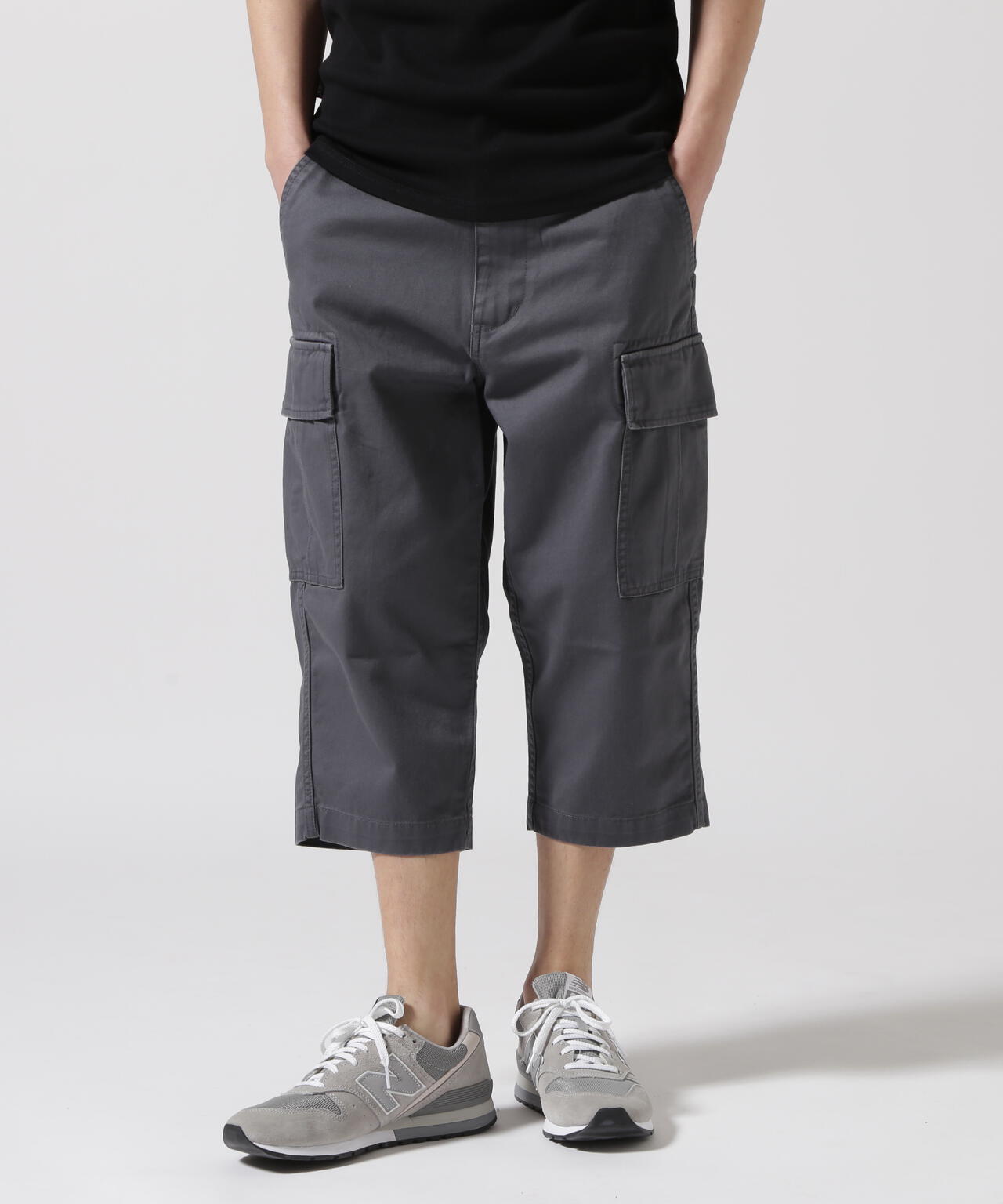 BASIC FATIGUE CROPPED PANTS