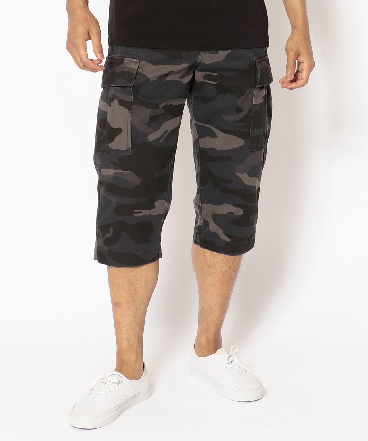 BASIC FATIGUE CROPPED PANTS