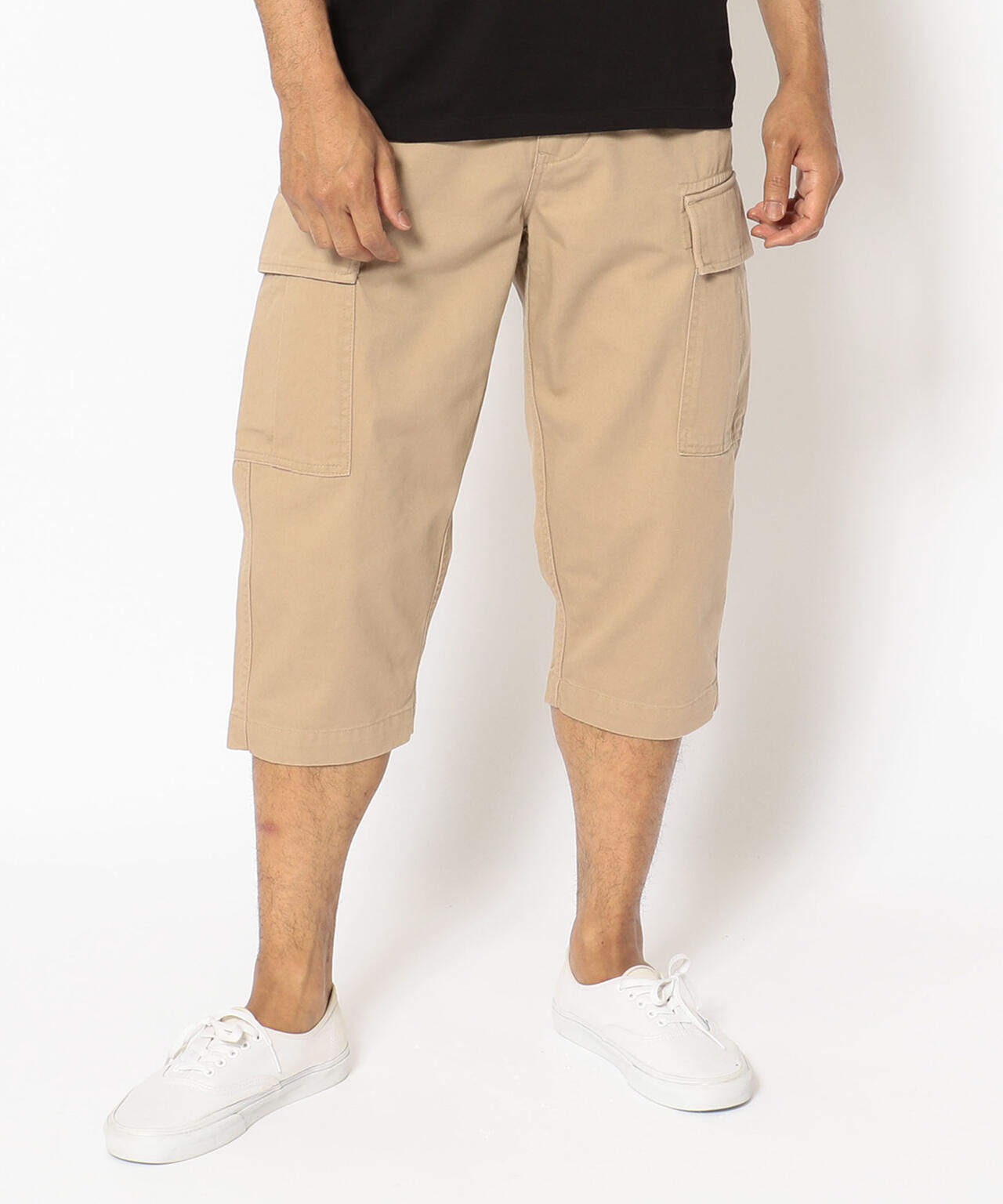 BASIC FATIGUE CROPPED PANTS