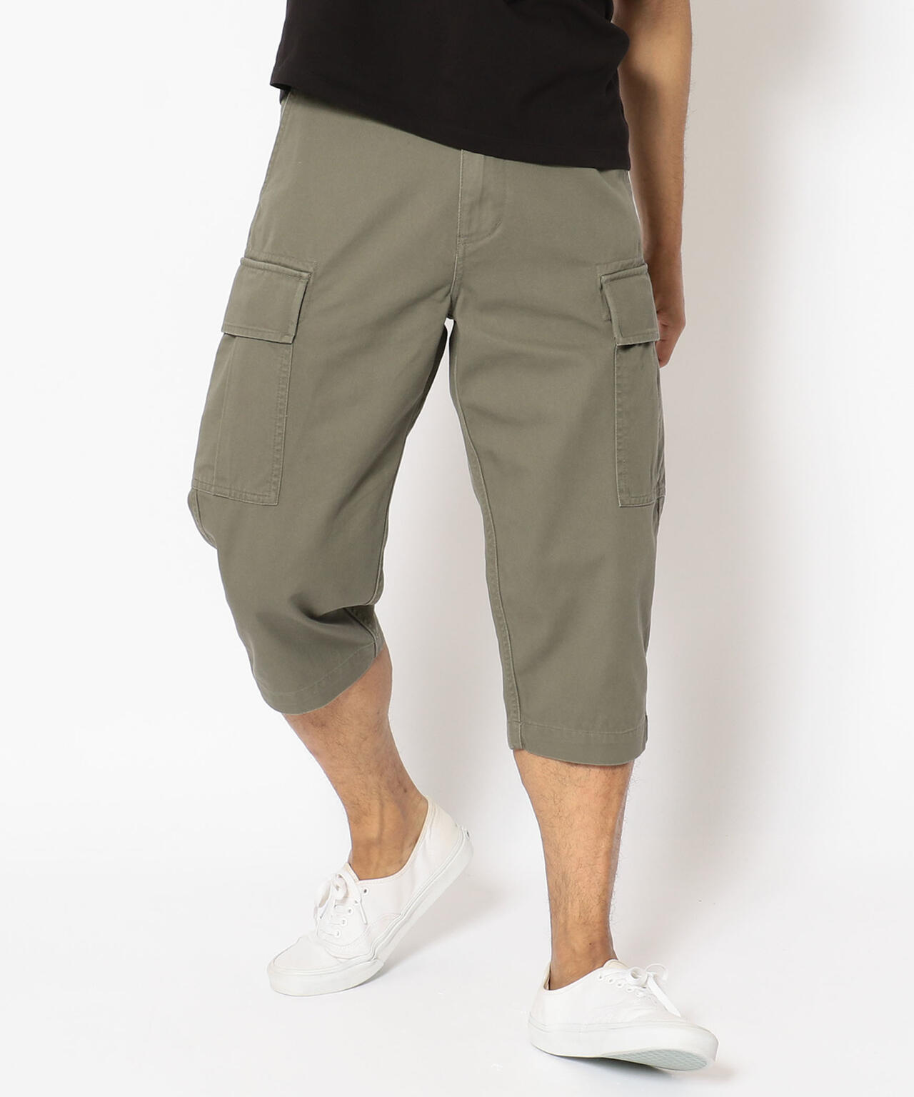 BASIC FATIGUE CROPPED PANTS