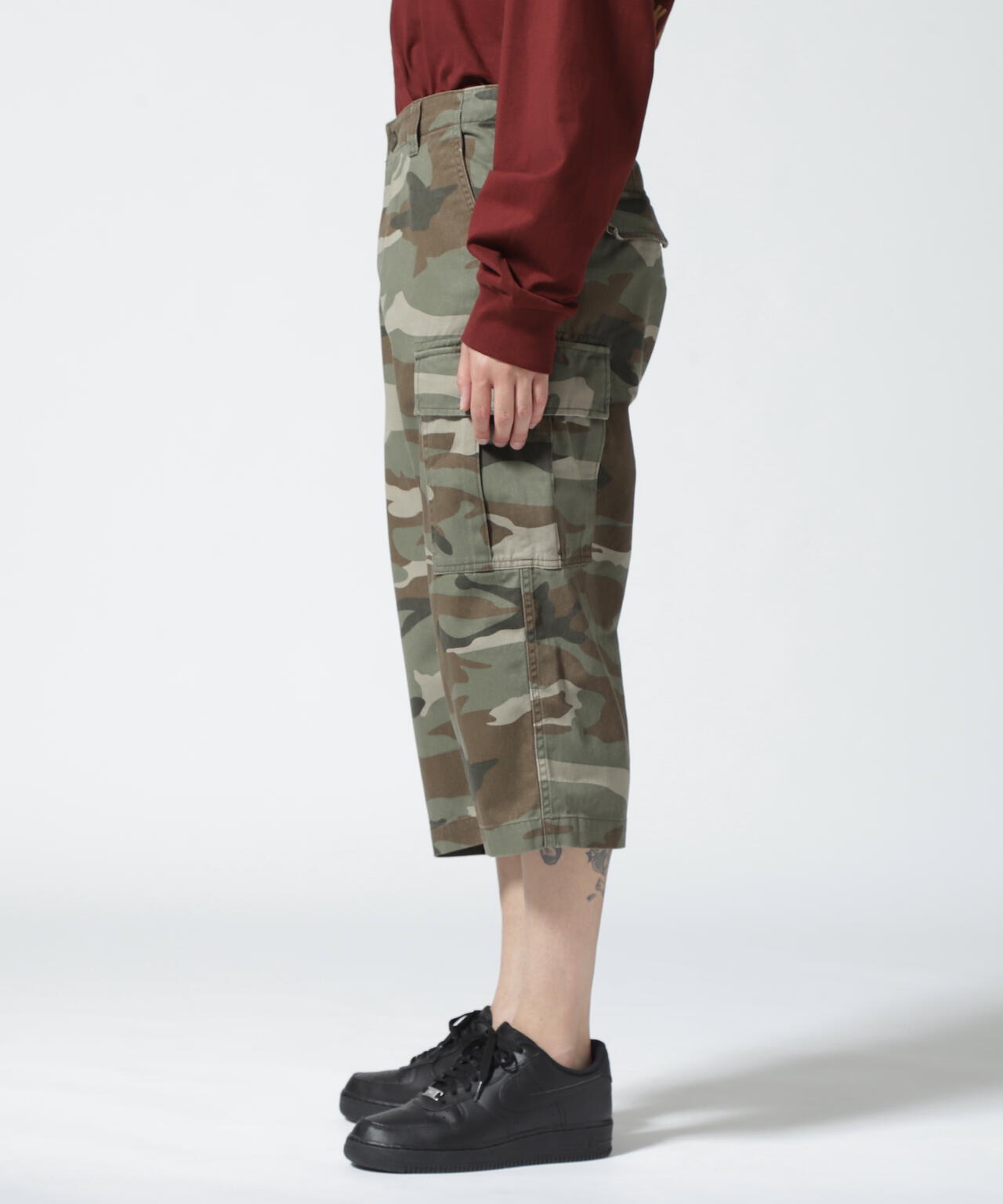 BASIC FATIGUE CROPPED PANTS