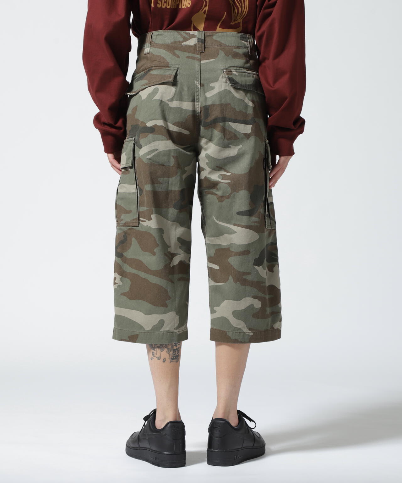 BASIC FATIGUE CROPPED PANTS
