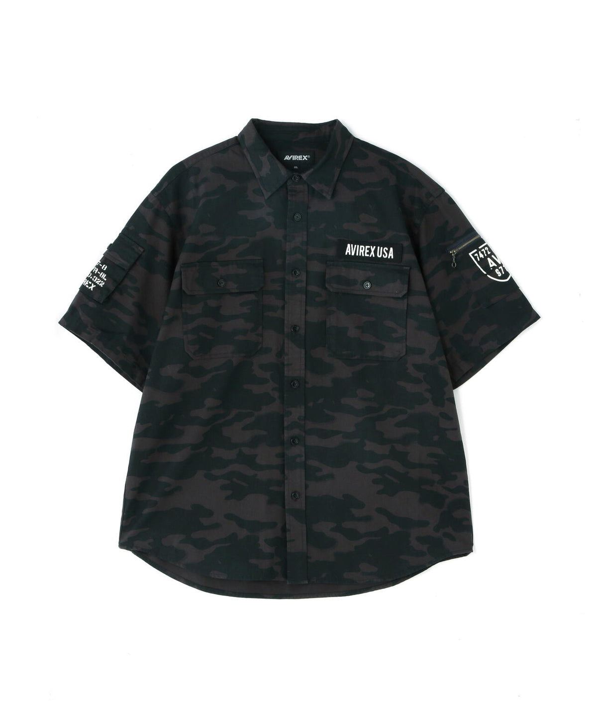 BASIC FATIGUE SHORT SLEEVE SHIRT / ベーシック ファティーグ 半袖シャツ / AVIREX / アヴィレッ