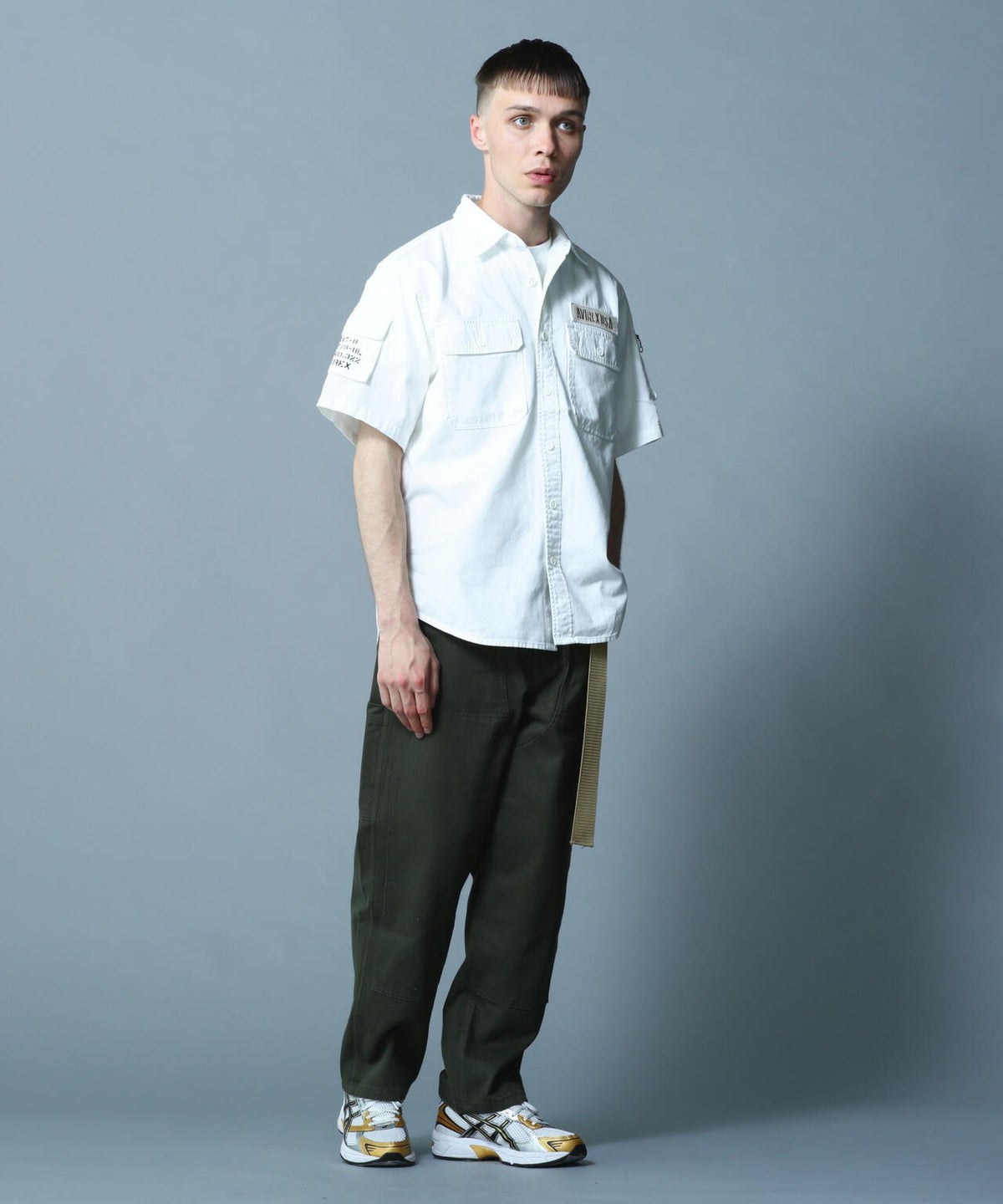 BASIC FATIGUE SHORT SLEEVE SHIRT / ベーシック ファティーグ 半袖シャツ / AVIREX / アヴィレッ