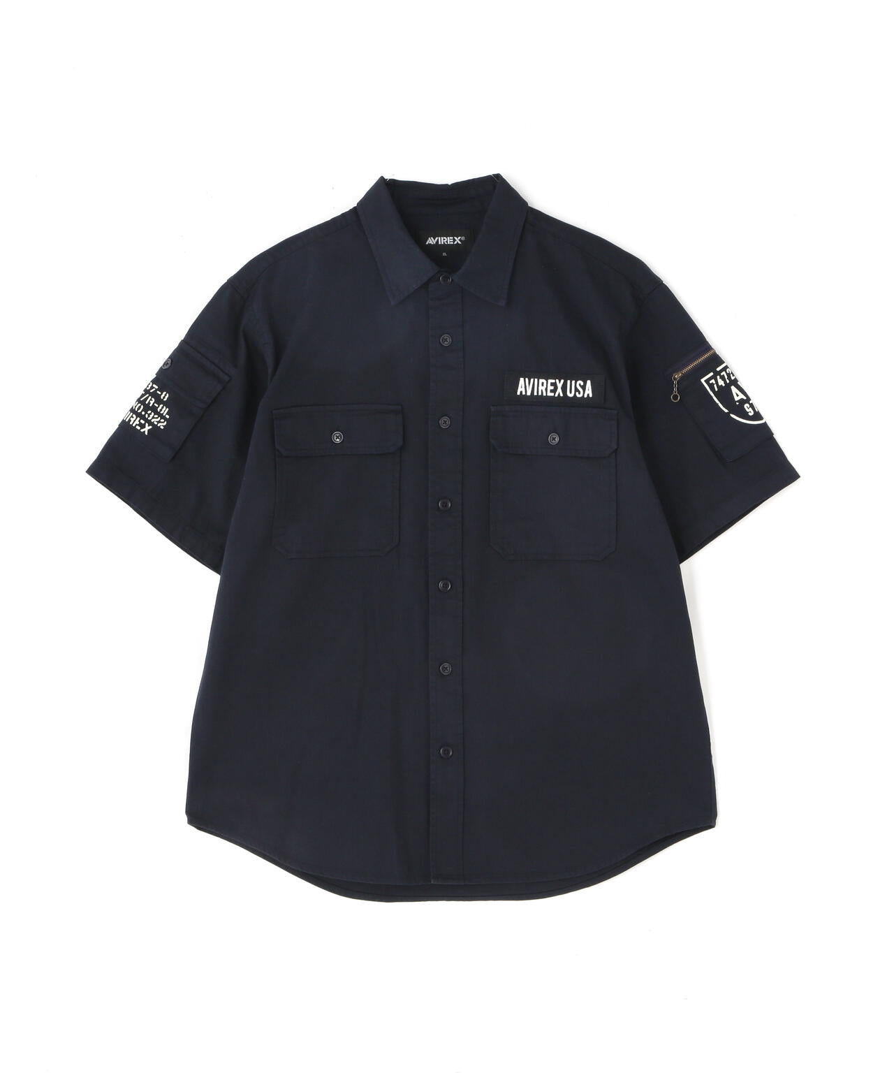 BASIC FATIGUE SHORT SLEEVE SHIRT / ベーシック ファティーグ 半袖シャツ / AVIREX / アヴィレッ