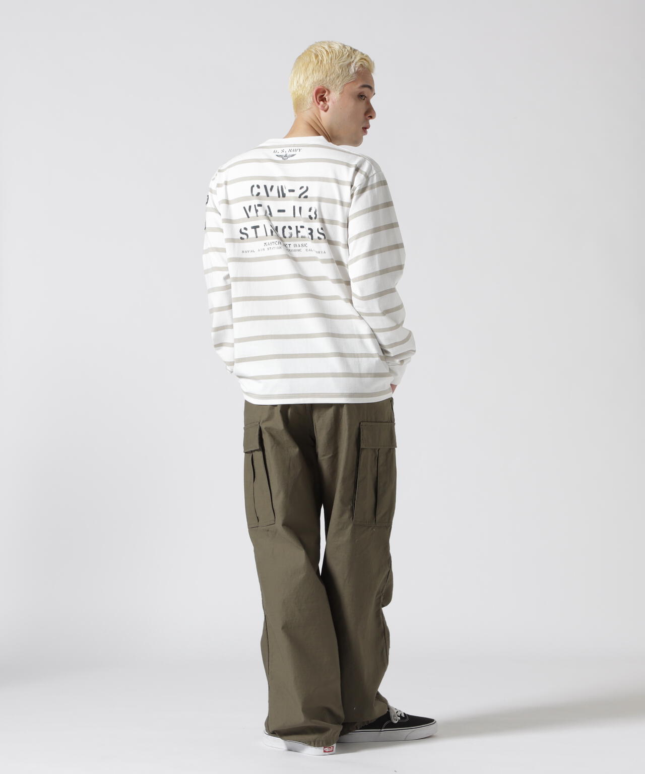 NAVAL PATCH LONGSLEEVE T-SHIRT / ネイバル パッチ ロングスリーブ Tシャツ / AVIREX