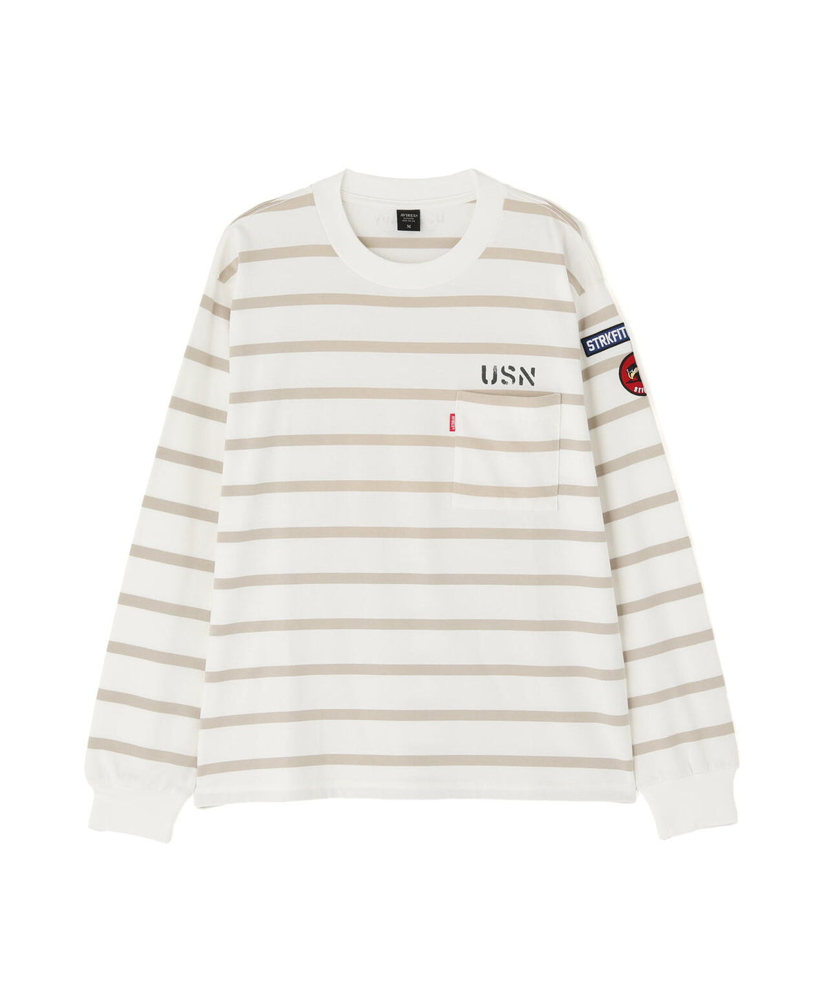 NAVAL PATCH LONGSLEEVE T-SHIRT / ネイバル パッチ ロングスリーブ Tシャツ / AVIREX