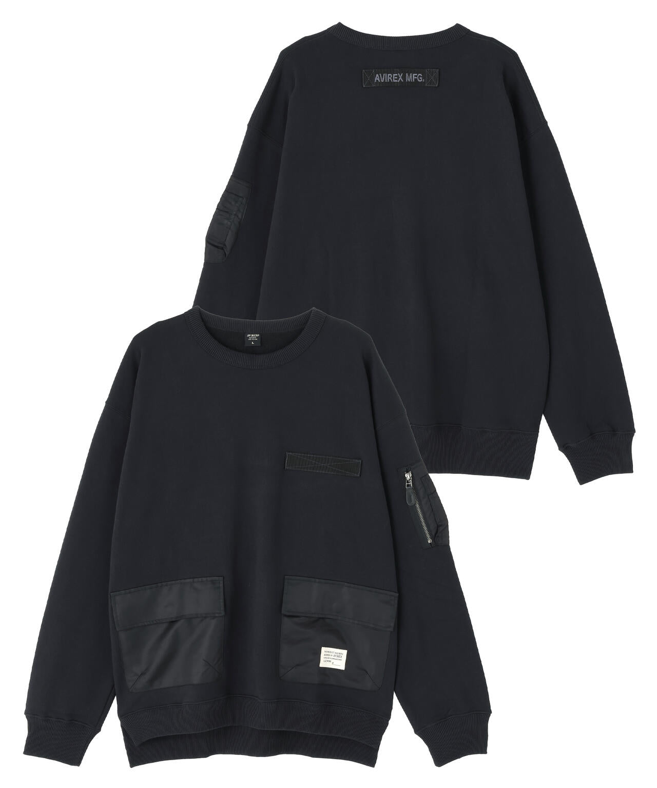 《WEB&DEPOT限定》TACTICAL CREWNECK SWEAT
