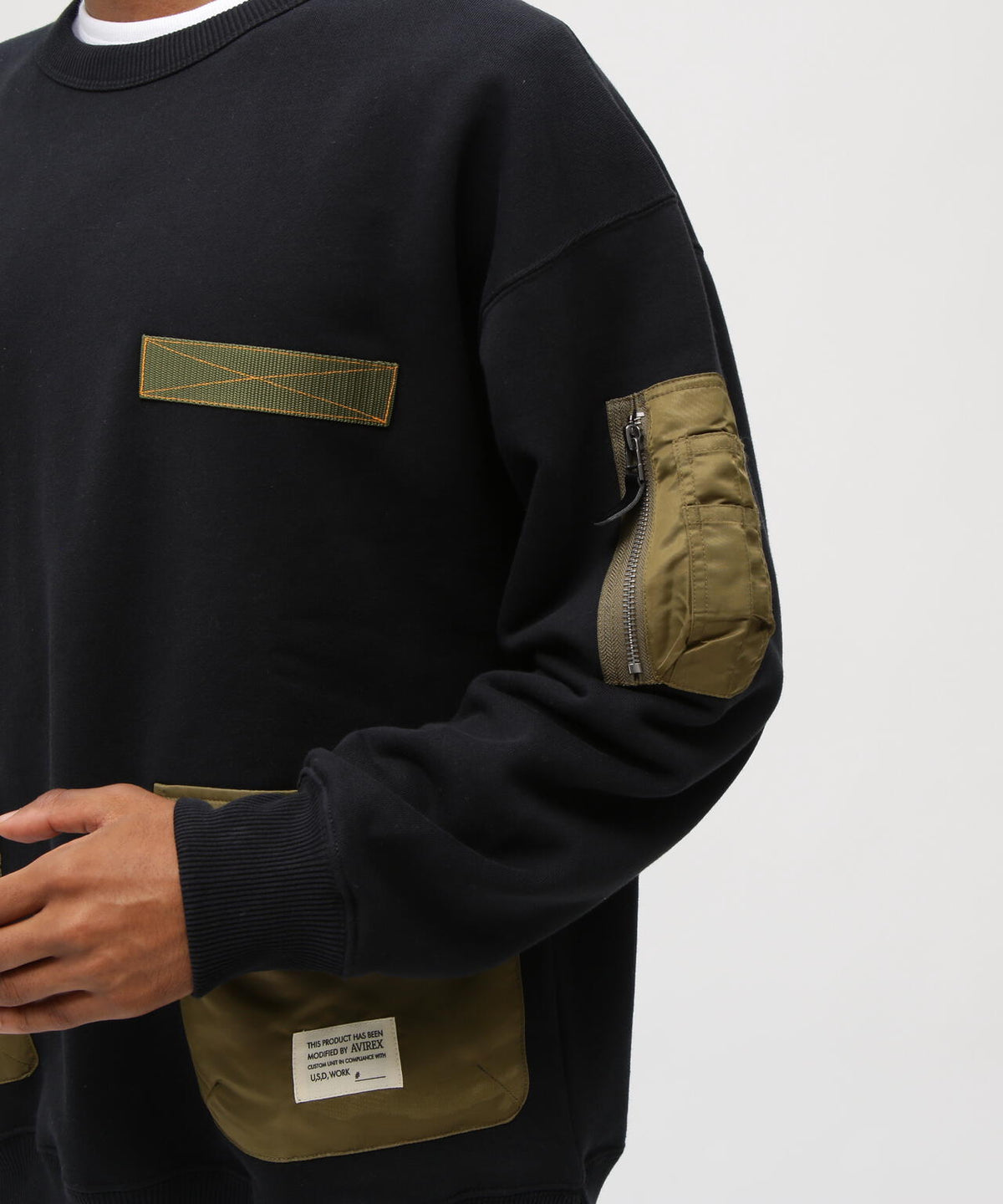 《WEB&DEPOT限定》TACTICAL CREWNECK SWEAT