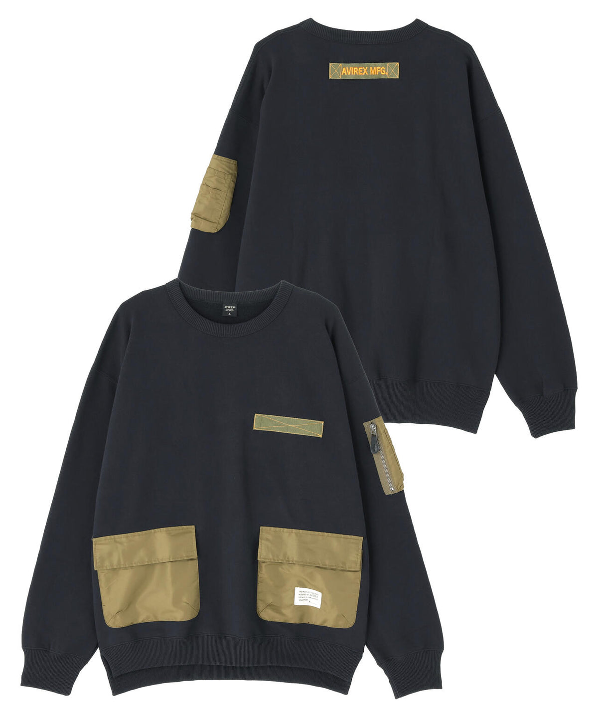 《WEB&DEPOT限定》TACTICAL CREWNECK SWEAT