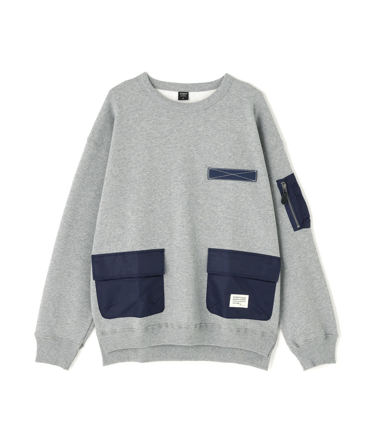 《WEB&DEPOT限定》TACTICAL CREWNECK SWEAT