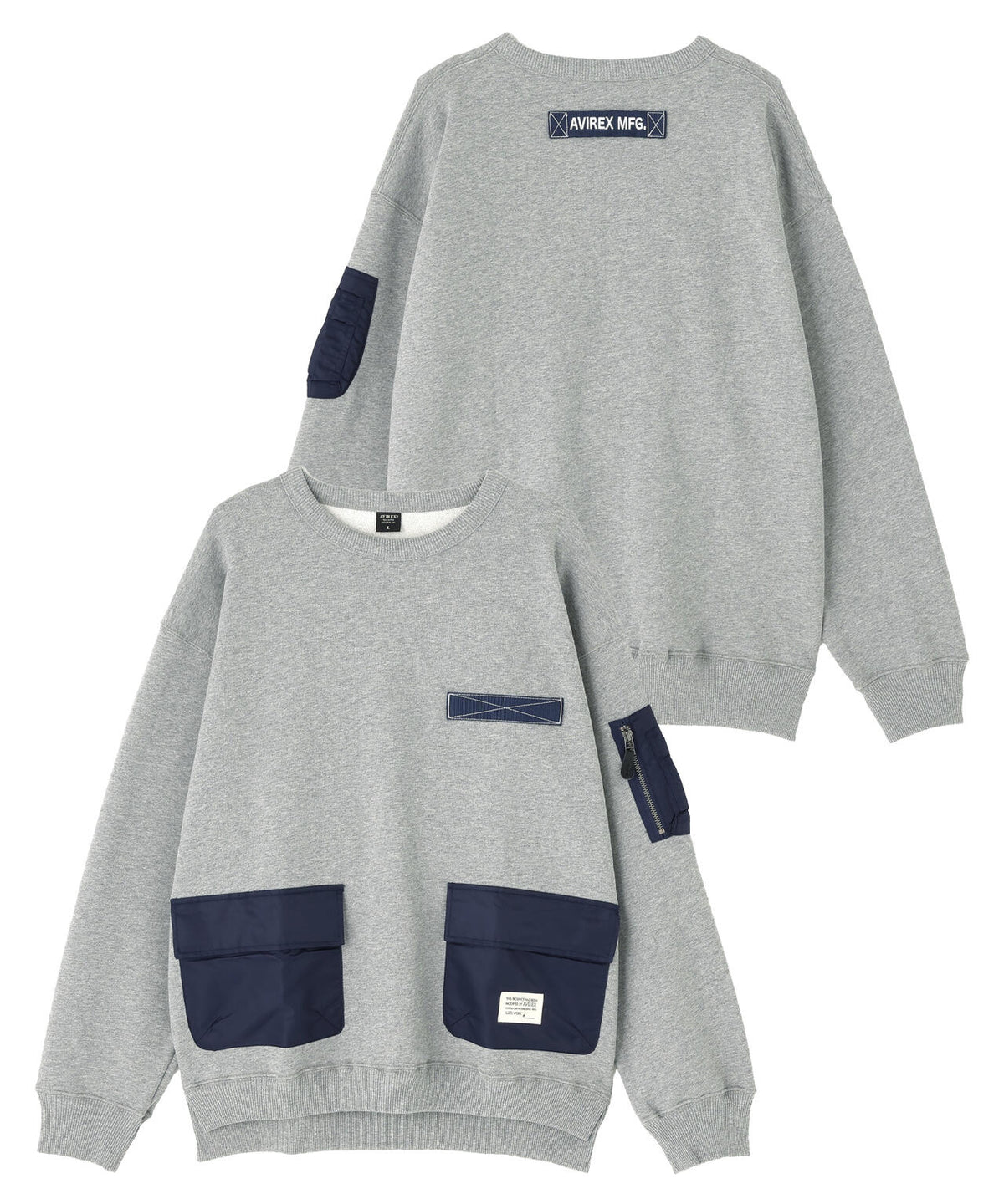 《WEB&DEPOT限定》TACTICAL CREWNECK SWEAT