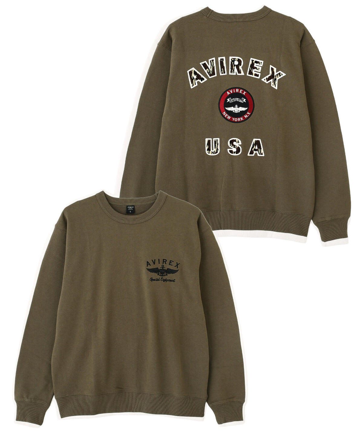 《WEB&DEPOT限定》CAMOUFLAGE LOGO CREW SWEAT