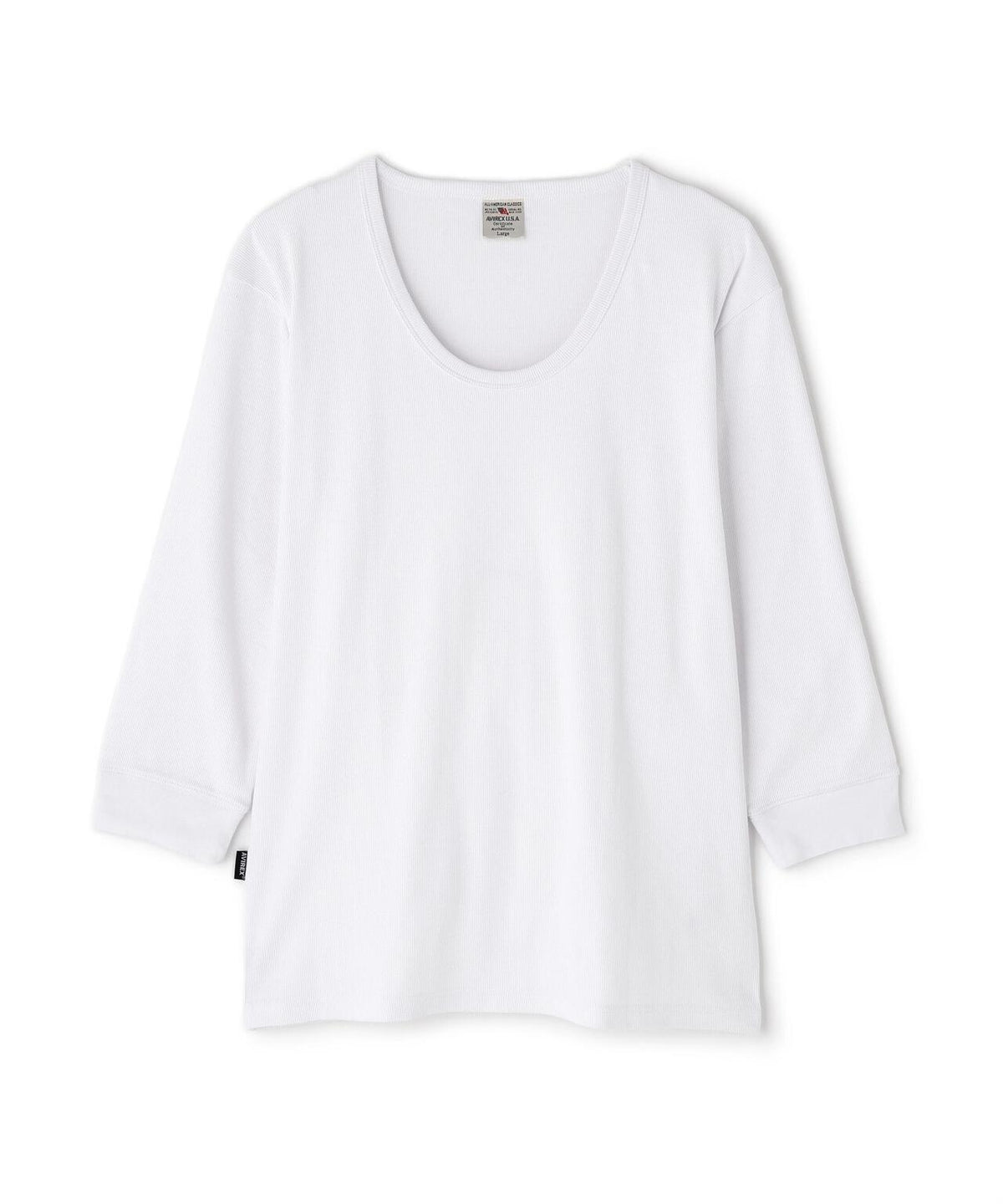 《DAILY/デイリー》2/3 SLEEVE U-NECK T-SHIRT/2/3 スリーブ Uネック Tシャツ