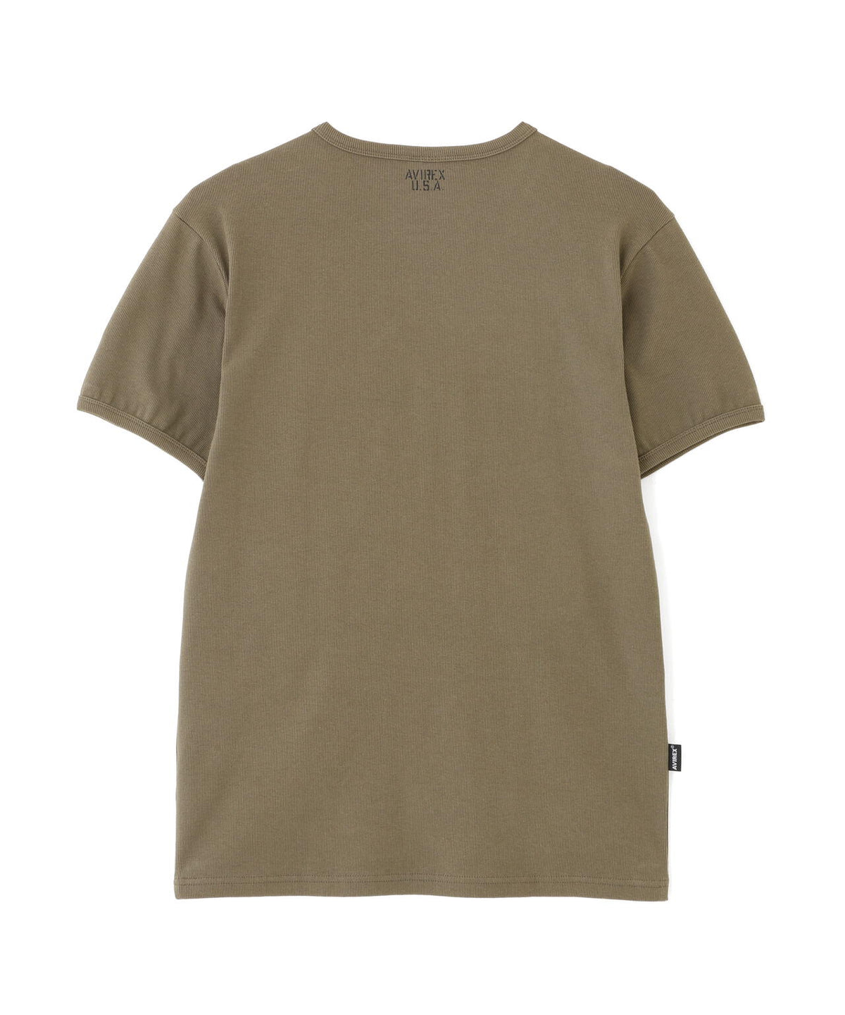 《DAILY/デイリー》RIB S/S CREW NECK T-SHIRT