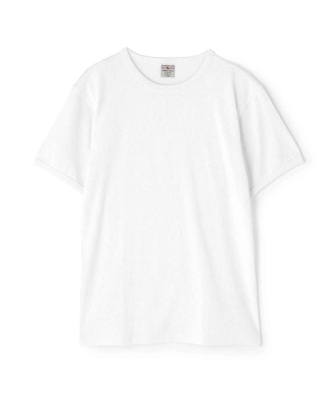 《DAILY/デイリー》RIB S/S CREW NECK T-SHIRT