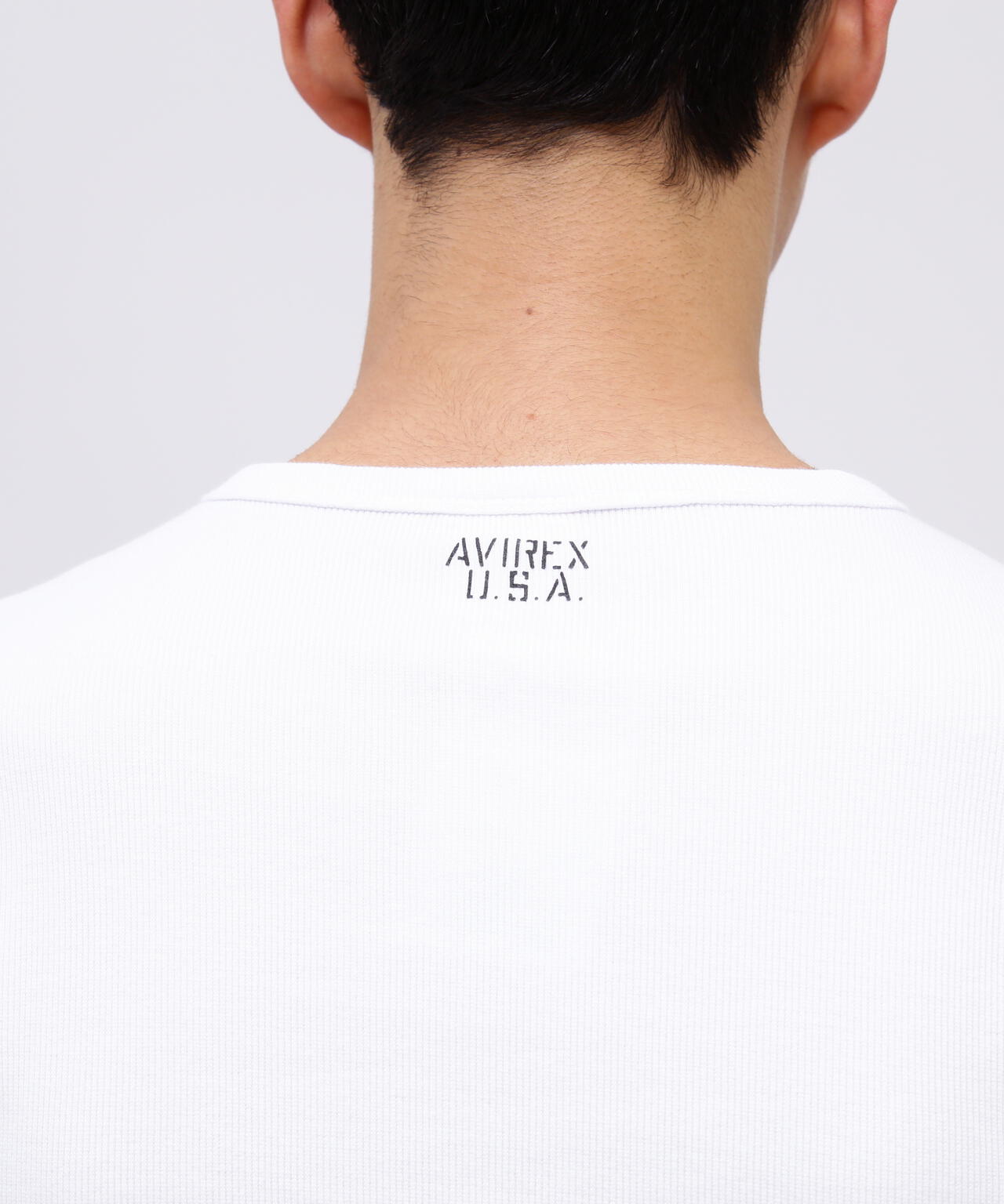 《DAILY/デイリー》RIB S/S CREW NECK T-SHIRT