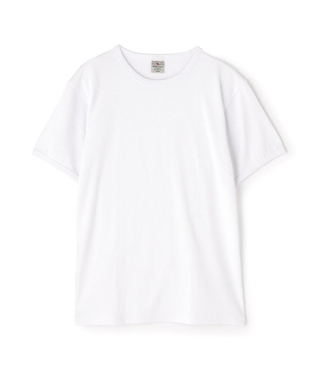 《DAILY/デイリー》RIB S/S CREW NECK T-SHIRT