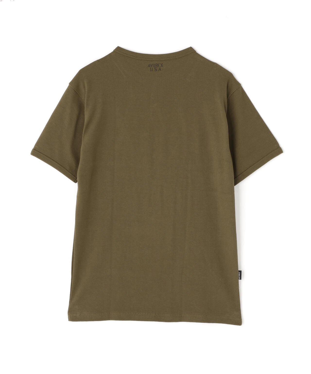 《DAILY/デイリー》RIB S/S CREW NECK T-SHIRT