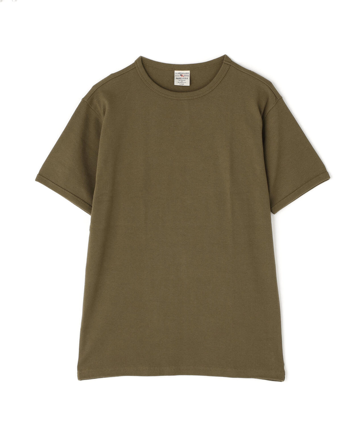 《DAILY/デイリー》RIB S/S CREW NECK T-SHIRT