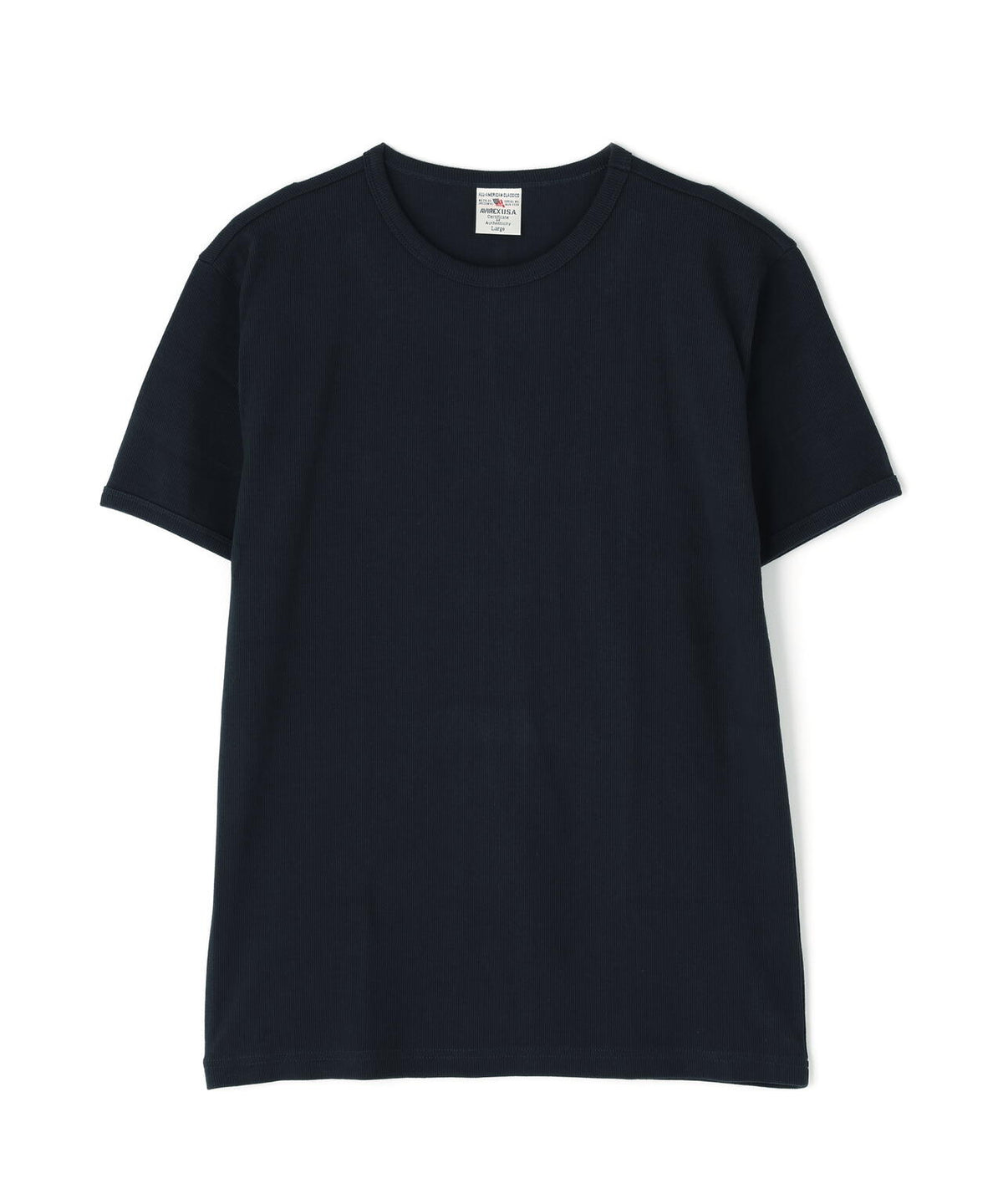 《DAILY/デイリー》RIB S/S CREW NECK T-SHIRT