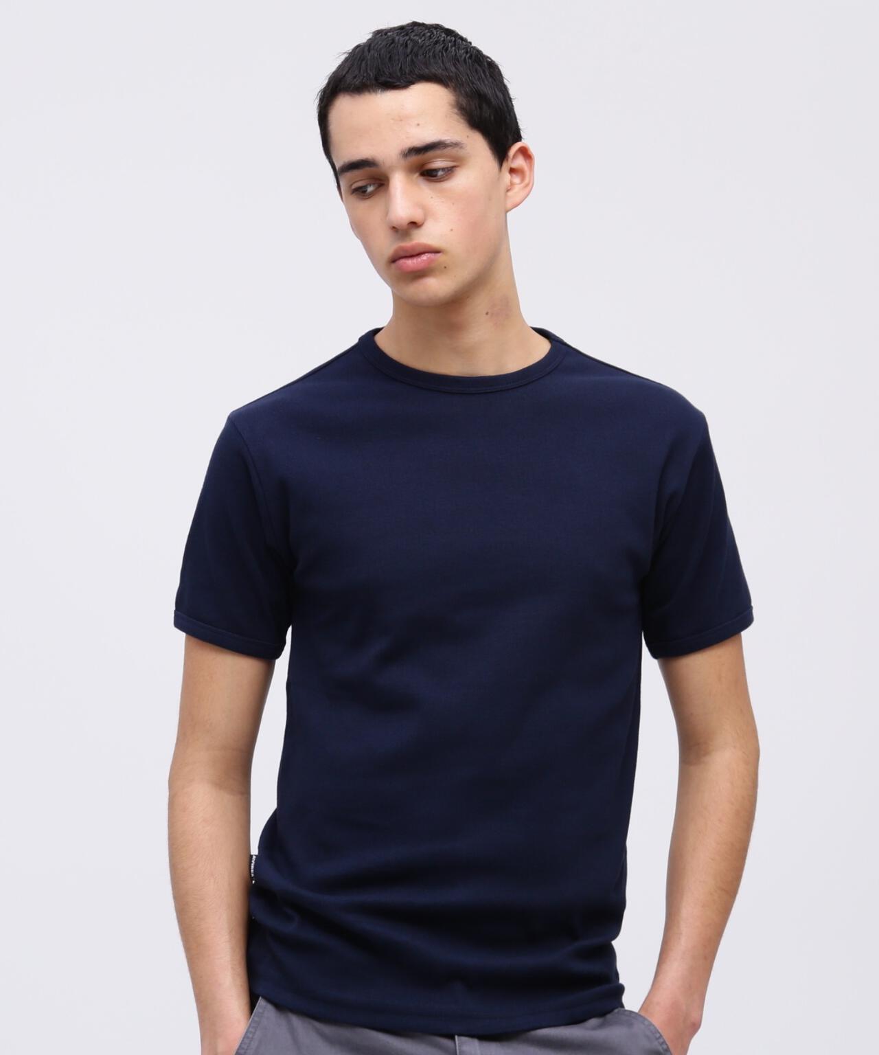 《DAILY/デイリー》RIB S/S CREW NECK T-SHIRT
