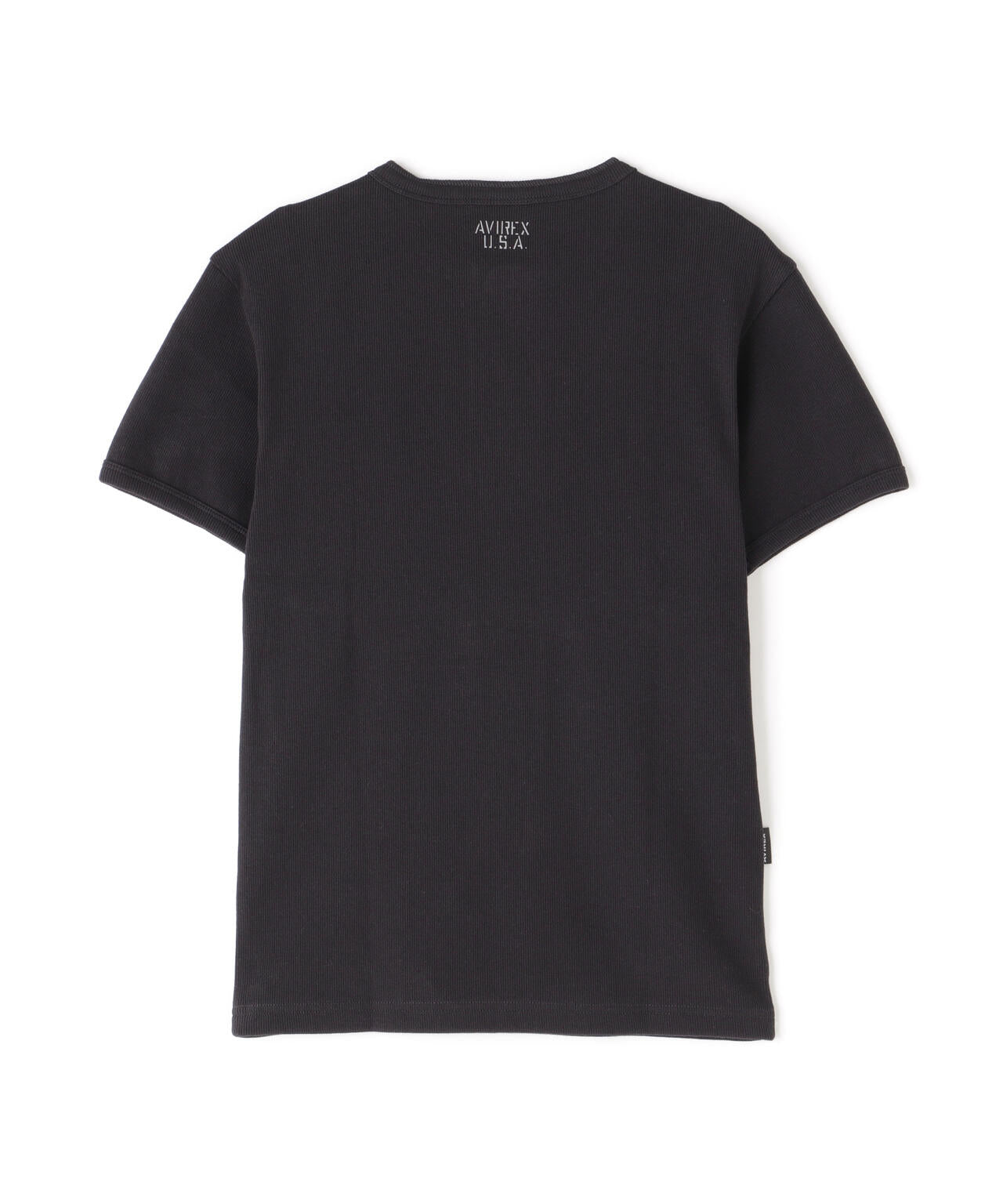 《DAILY/デイリー》RIB S/S HENLEY NECK T-SHIRT