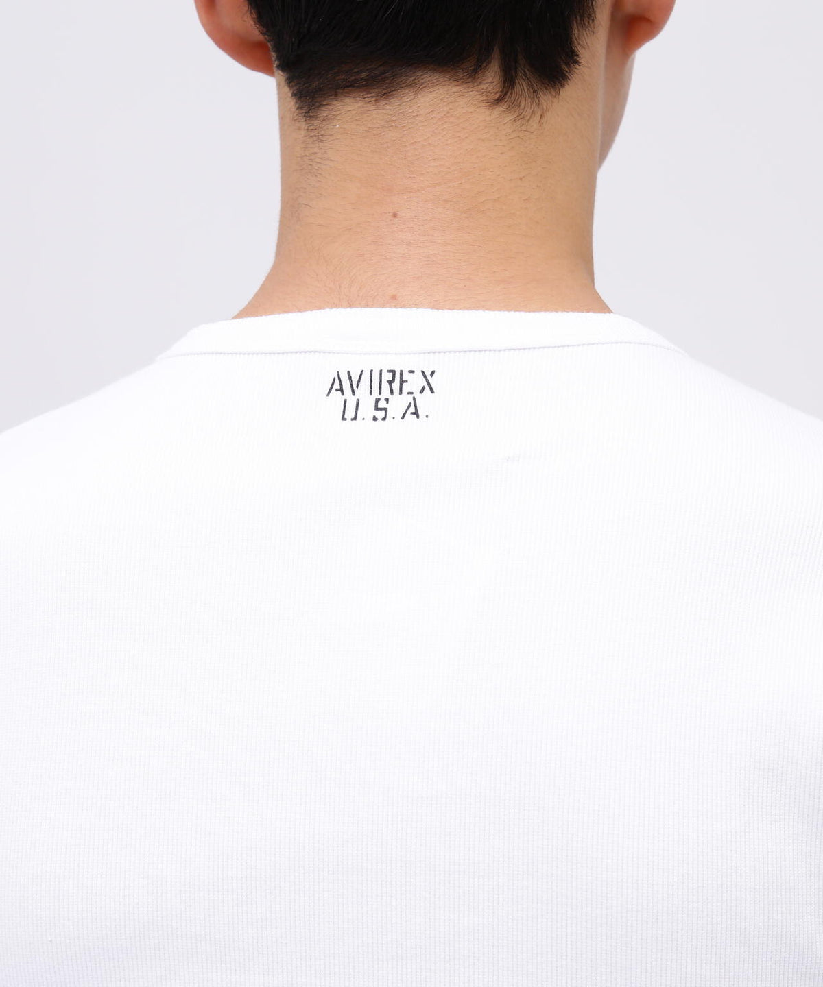 《DAILY/デイリー》RIB S/S HENLEY NECK T-SHIRT
