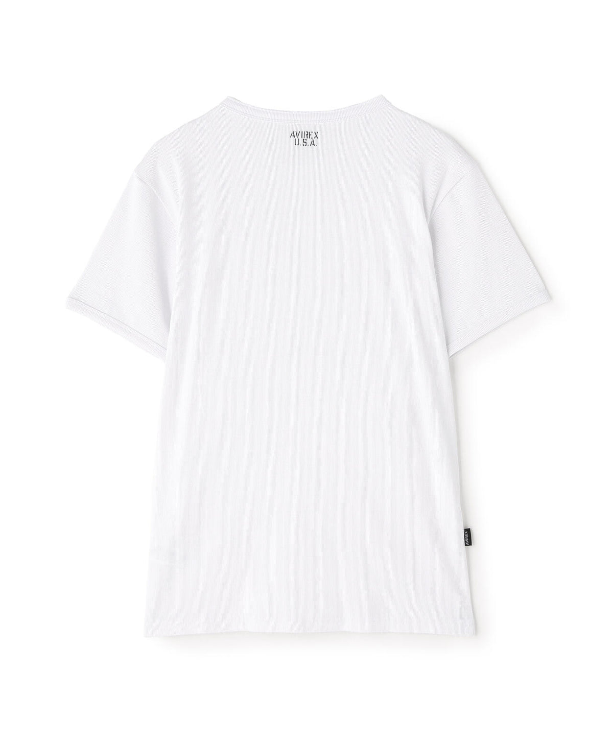 《DAILY/デイリー》RIB S/S HENLEY NECK T-SHIRT