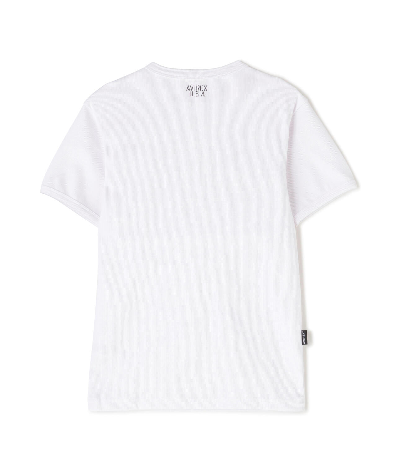 《DAILY/デイリー》RIB S/S HENLEY NECK T-SHIRT