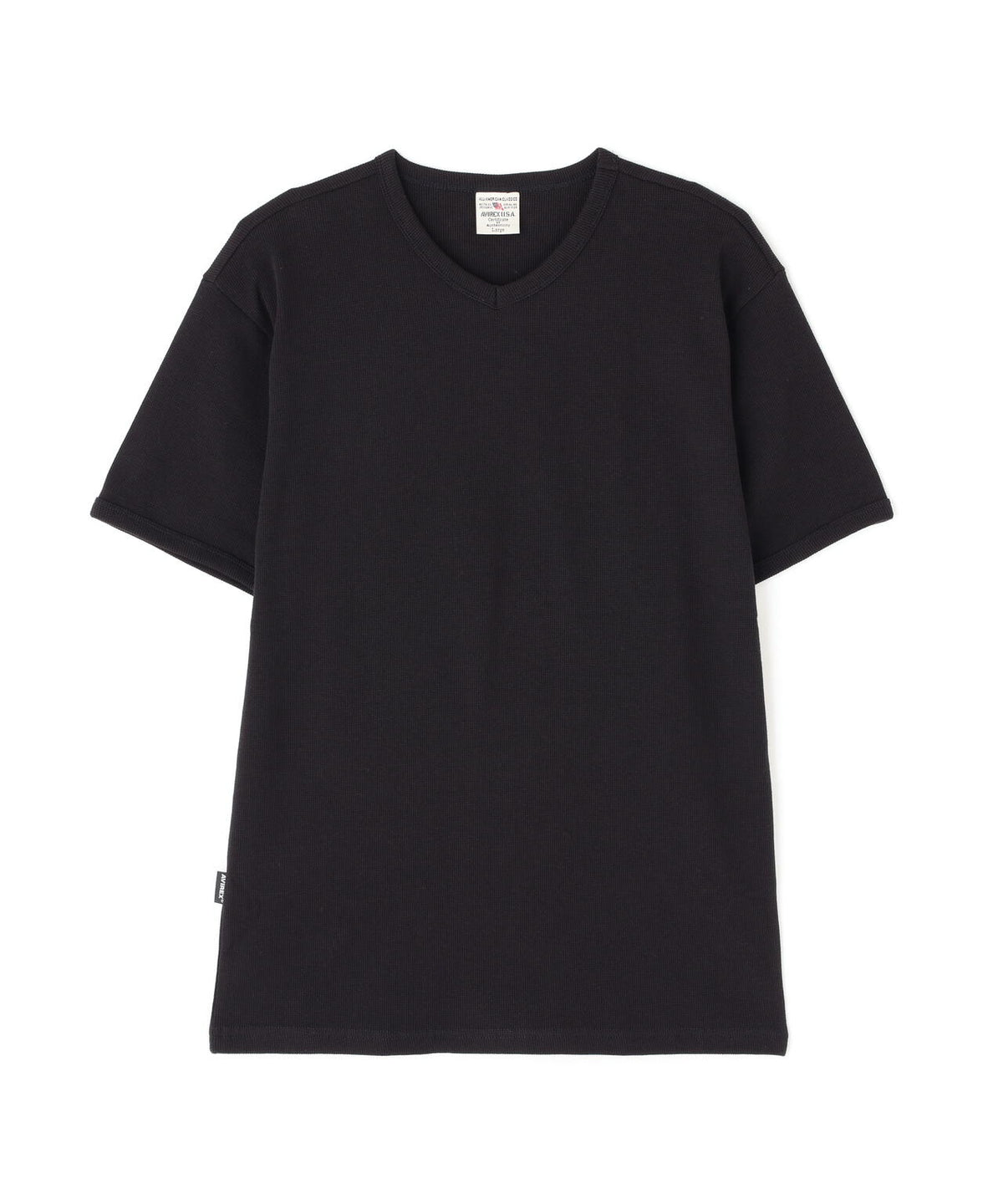 《DAILY/デイリー》MINI WAFFLE S/S V-NECK T-SHIRT/ミニワッフル 半袖 ブイネック Tシャツ