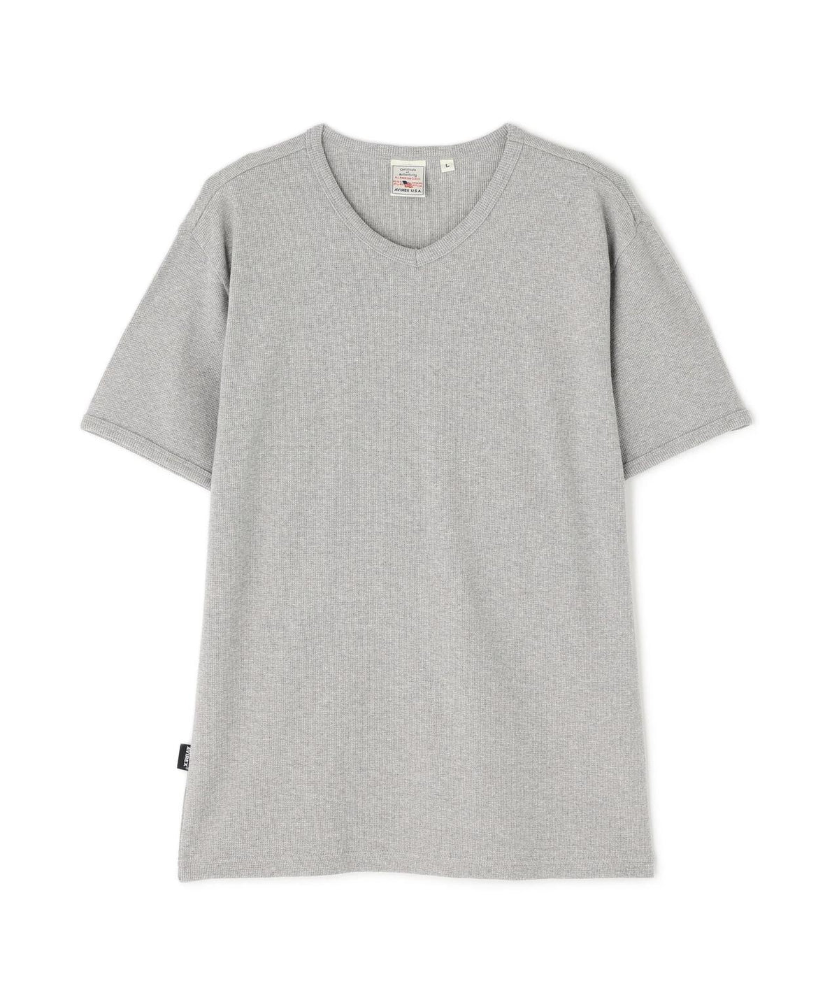 《DAILY/デイリー》MINI WAFFLE S/S V-NECK T-SHIRT/ミニワッフル 半袖 ブイネック Tシャツ