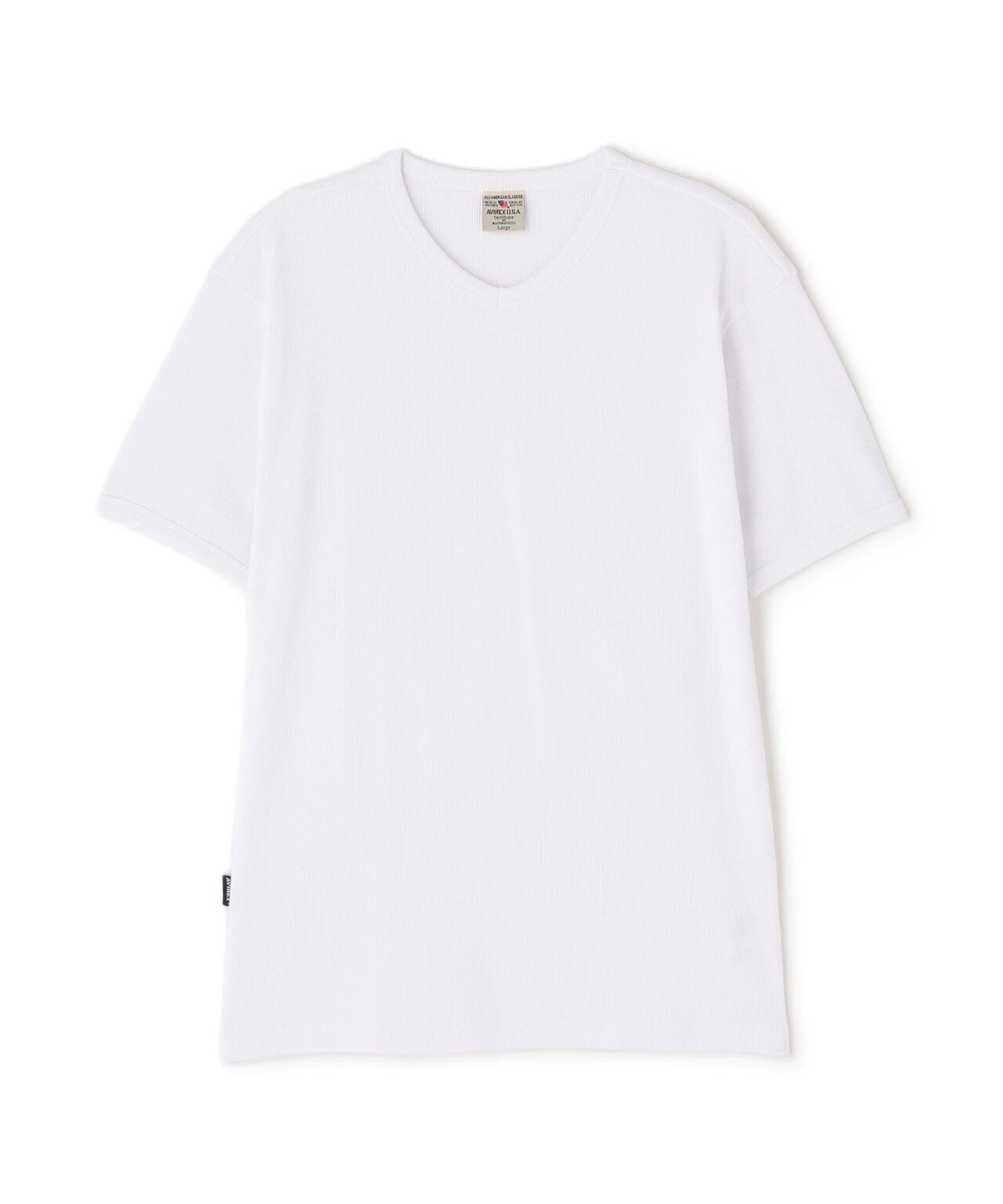 《DAILY/デイリー》MINI WAFFLE S/S V-NECK T-SHIRT/ミニワッフル 半袖 ブイネック Tシャツ