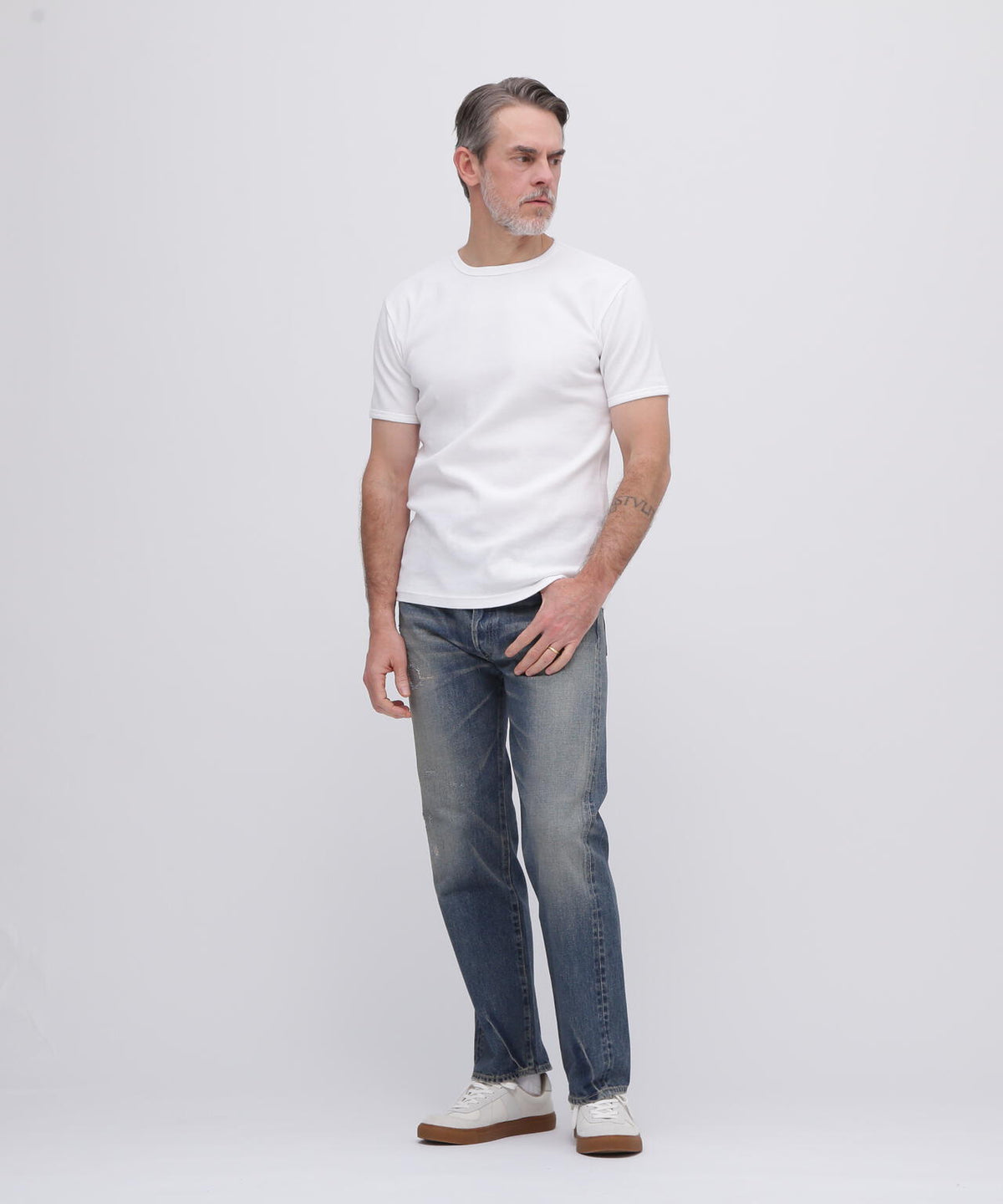 《DAILY/デイリー》MINI WAFFLE S/S CREW NECK T-SHIRT/ミニワッフル 半袖 クルーネック Tシャツ