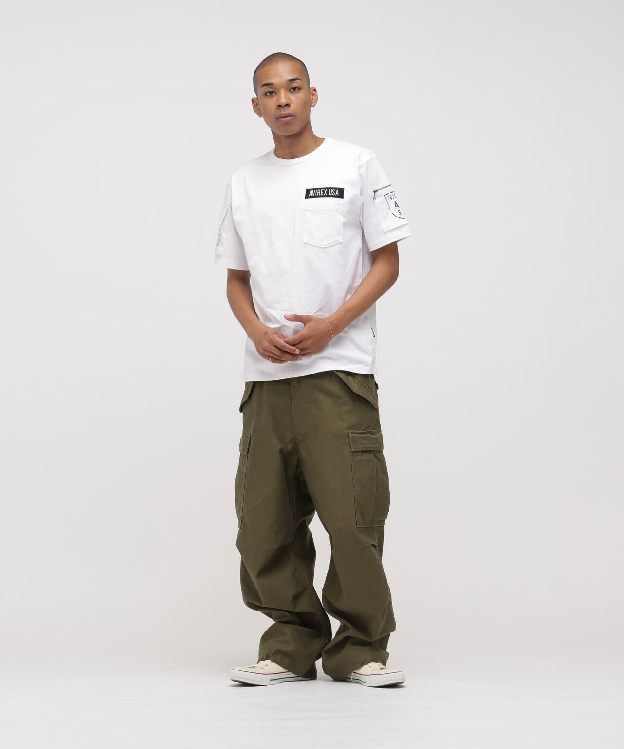 FATIGUE S/S T-SHIRT / ファティーグ 半袖 Tシャツ / AVIREX / アヴィレックス