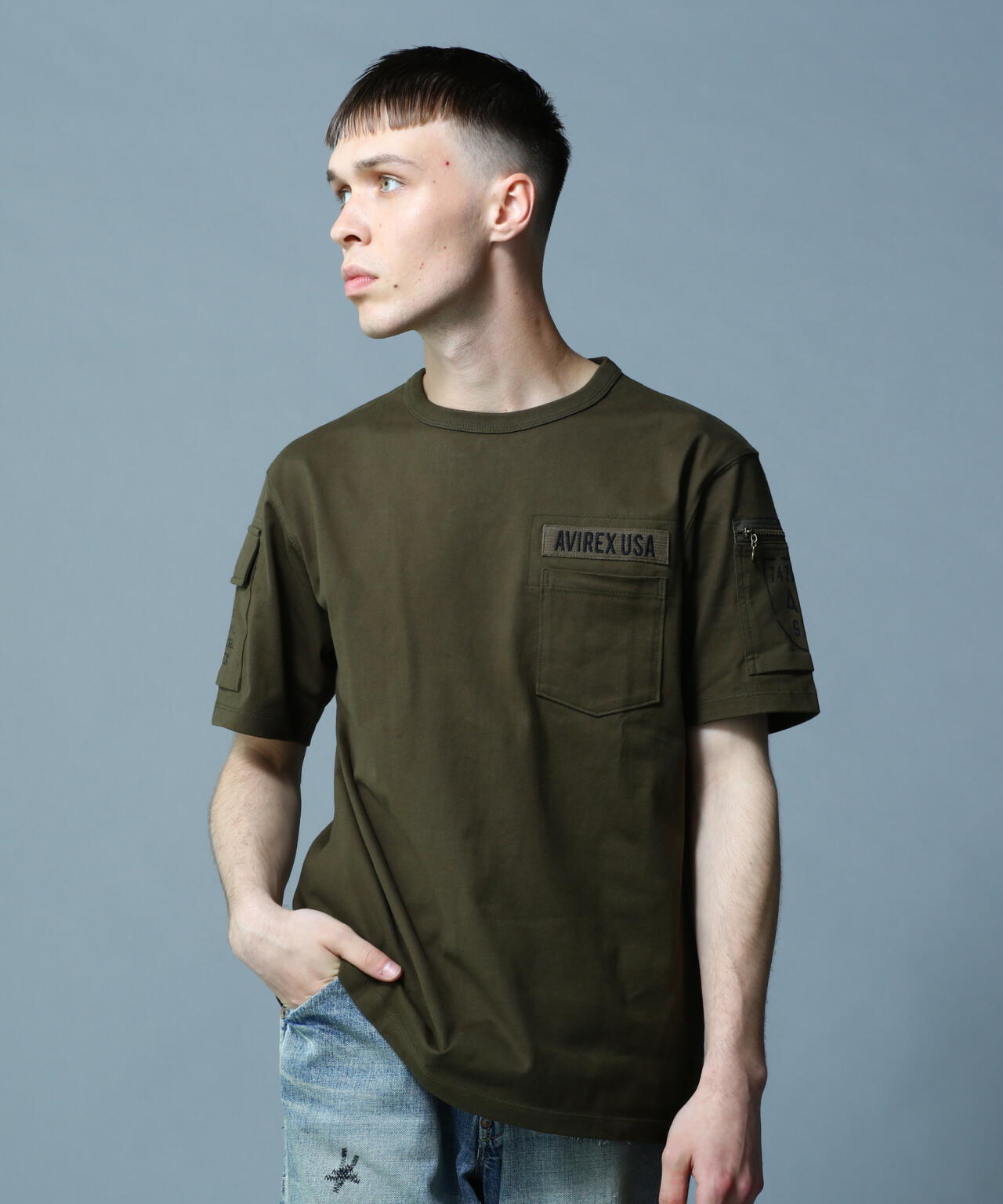 FATIGUE S/S T-SHIRT / ファティーグ 半袖 Tシャツ / AVIREX / アヴィレックス