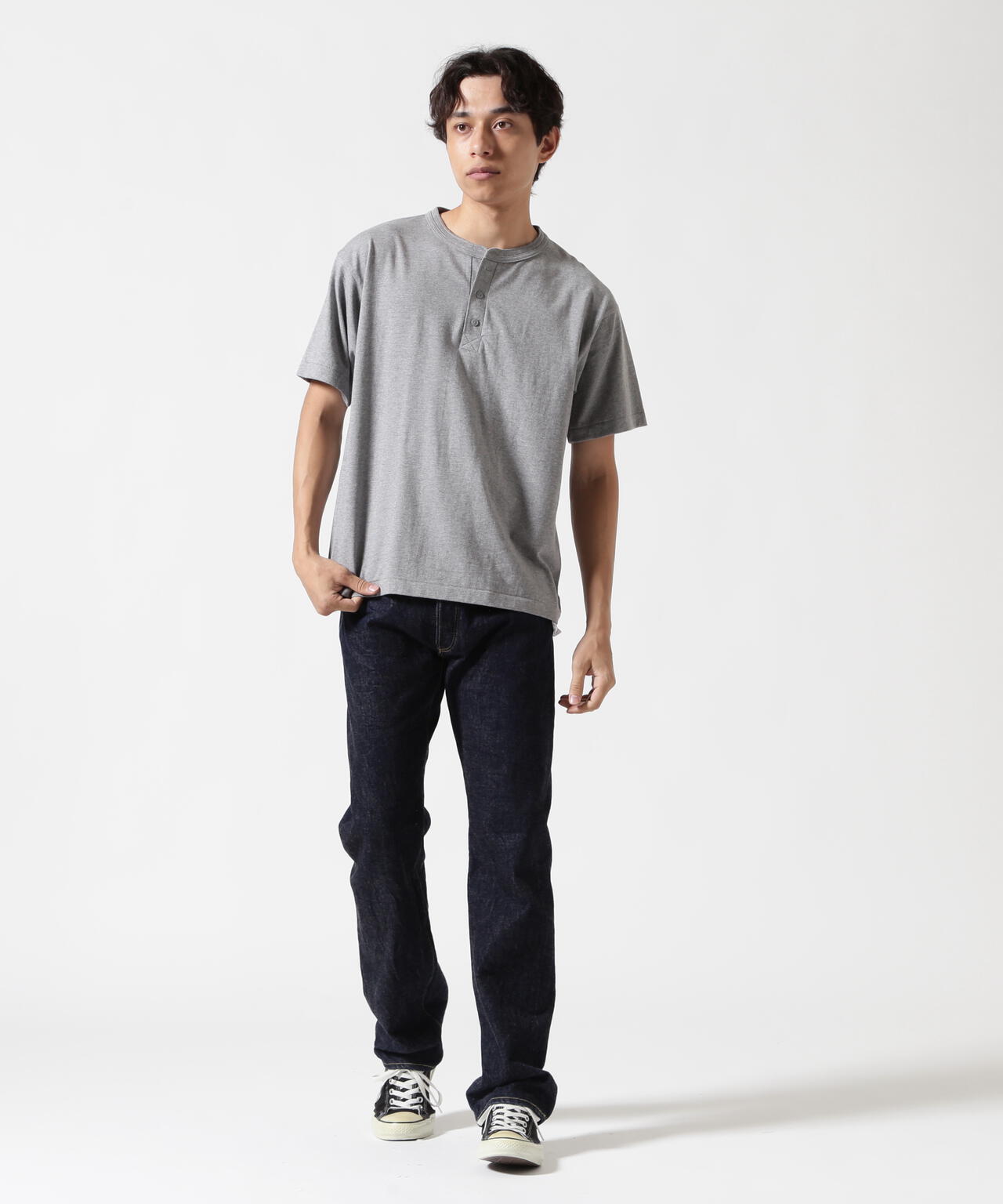 HENLEY NECK PACK T-SHIRT