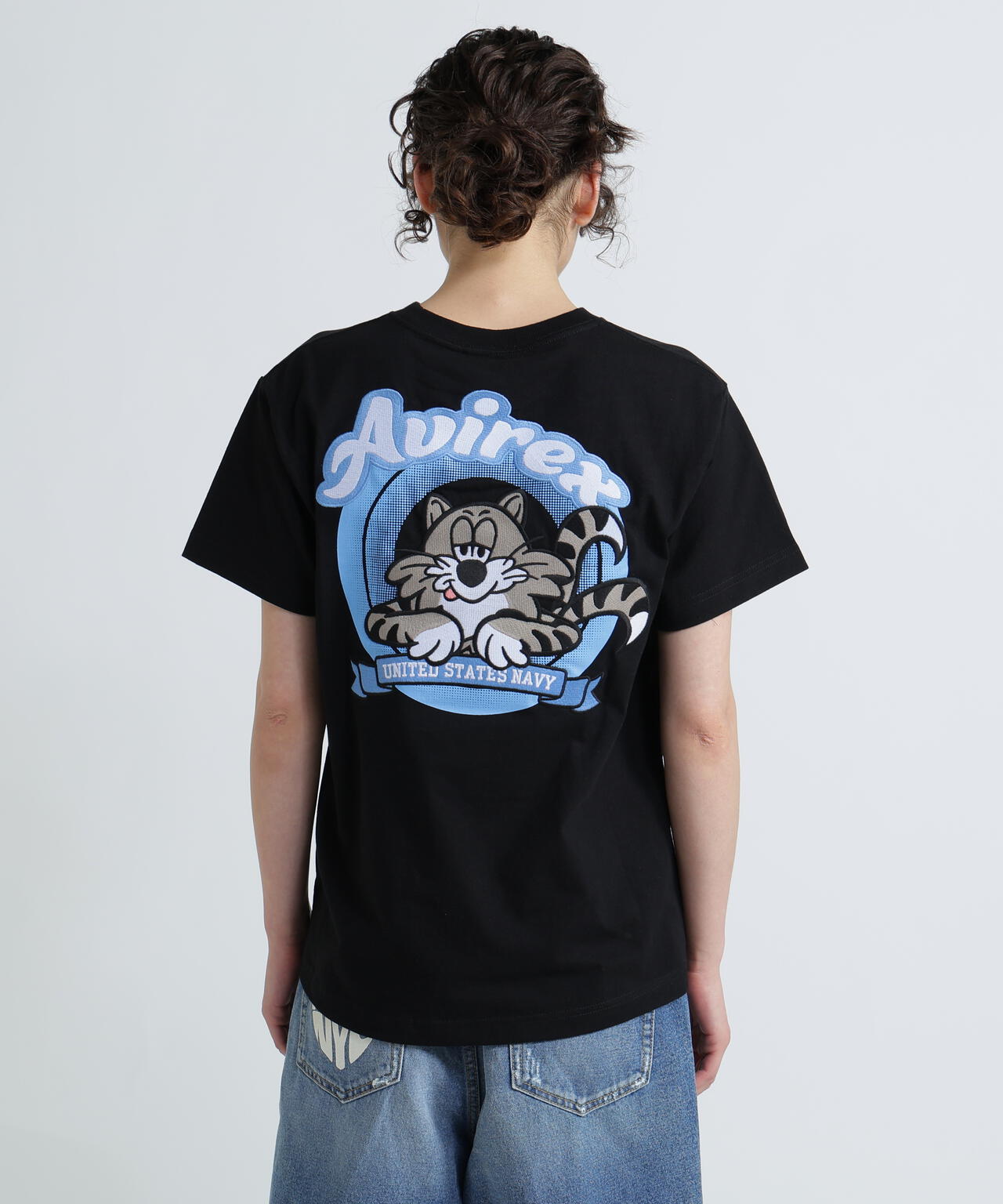 《WEB&DEPOT限定》TOMCAT EMBROIDERY T-SHIRT / トムキャット エンブロイダリー Tシャツ /