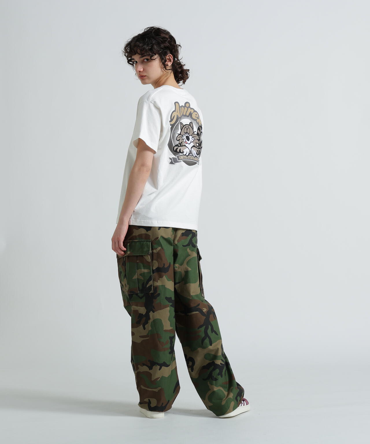 《WEB&DEPOT限定》TOMCAT EMBROIDERY T-SHIRT / トムキャット エンブロイダリー Tシャツ /