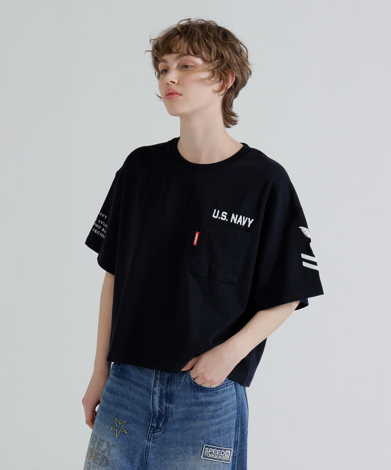 NAVAL POCKET SHORT T-SHIRT/ネイバルポケット ショートティーシャツ
