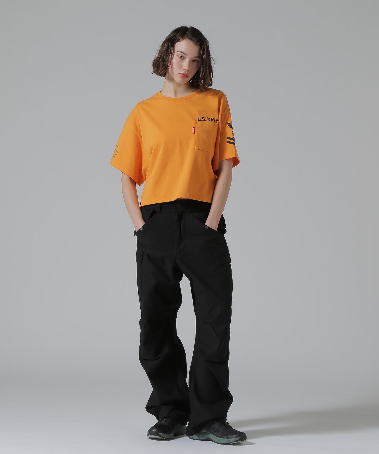 NAVAL POCKET SHORT T-SHIRT/ネイバルポケット ショートティーシャツ