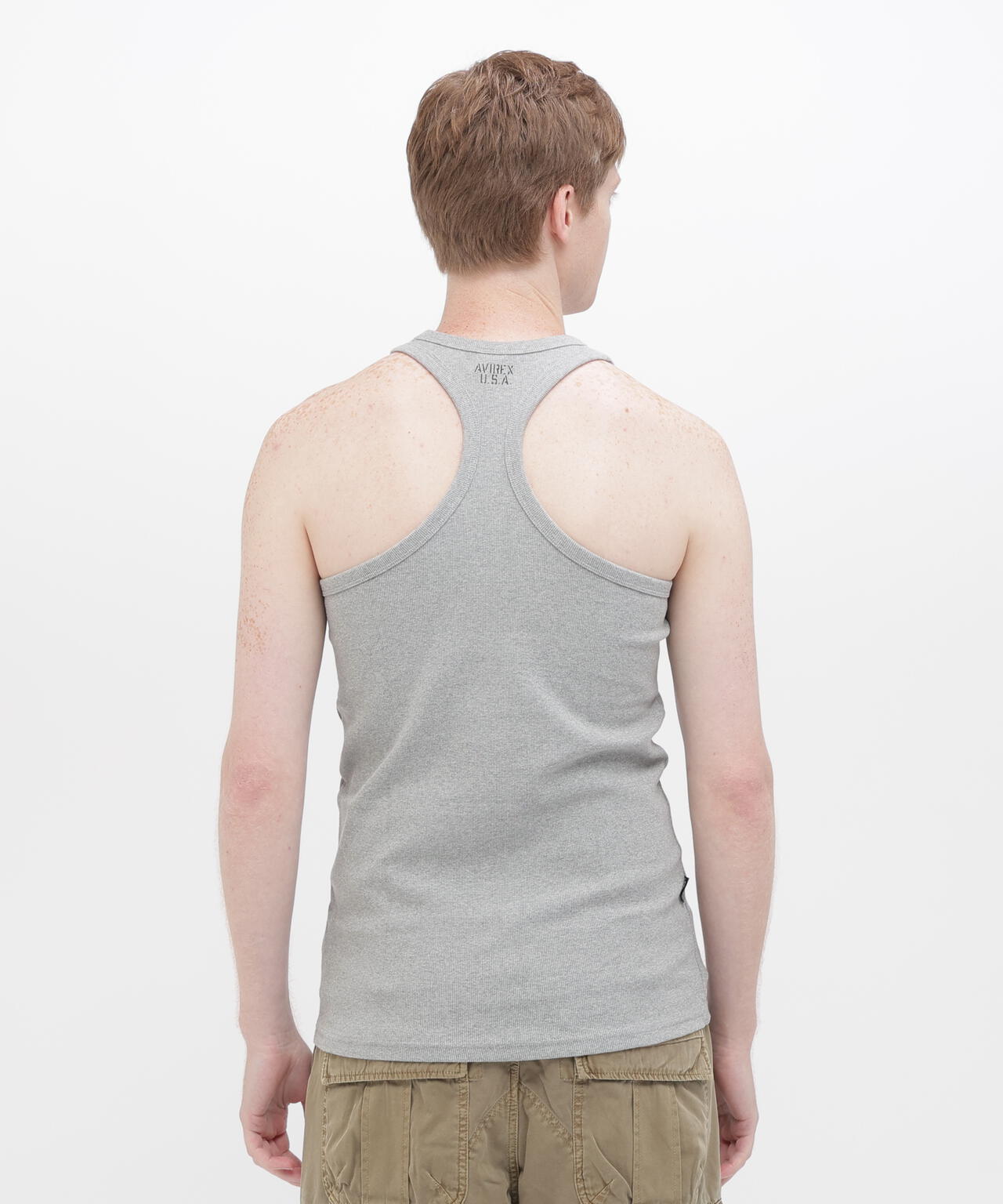 《DAILY/デイリー》RIB TANK TOP BACK CROSS/リブ タンクトップ バッククロス デイリーウェア