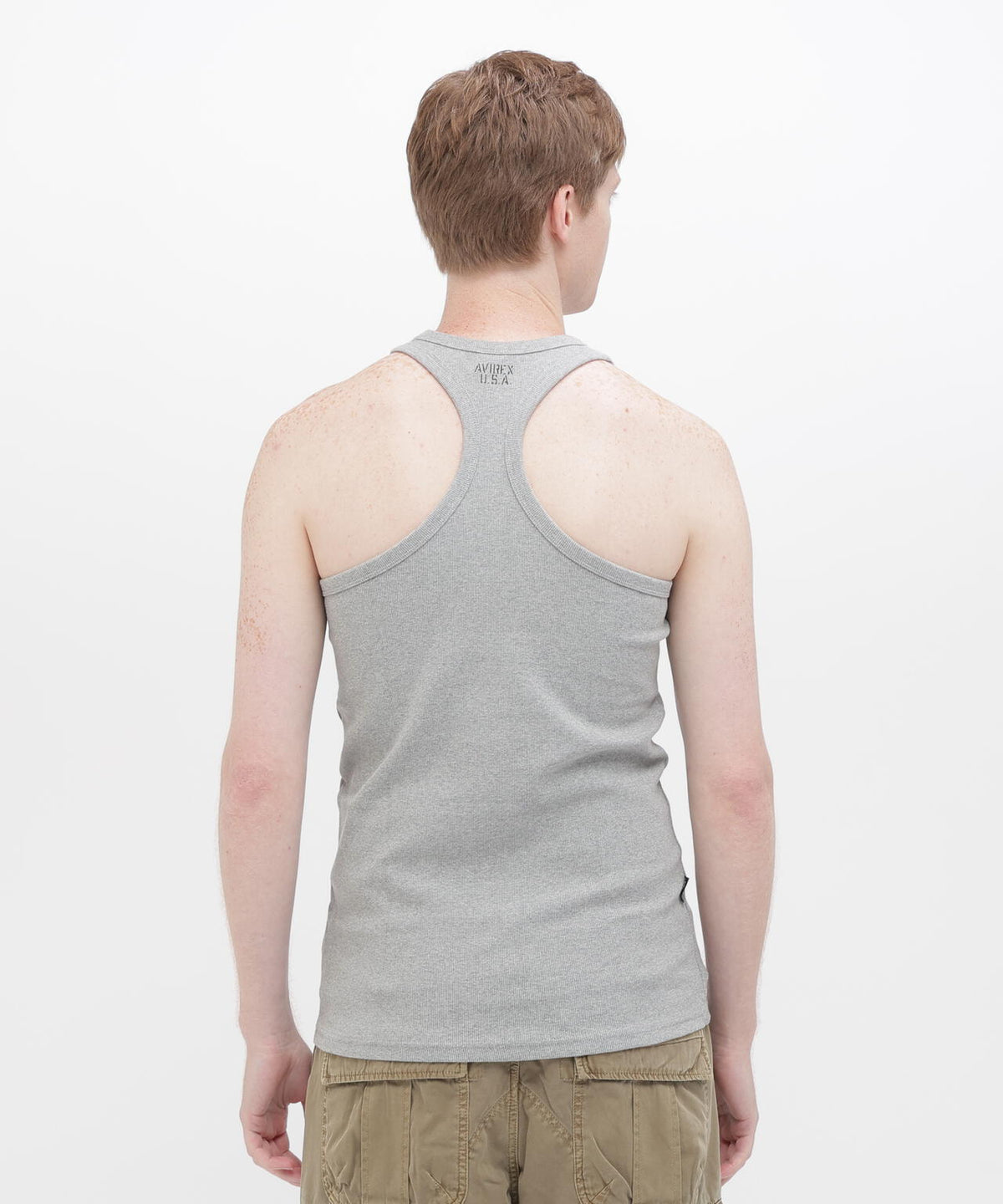 《DAILY/デイリー》RIB TANK TOP BACK CROSS/リブ タンクトップ バッククロス デイリーウェア