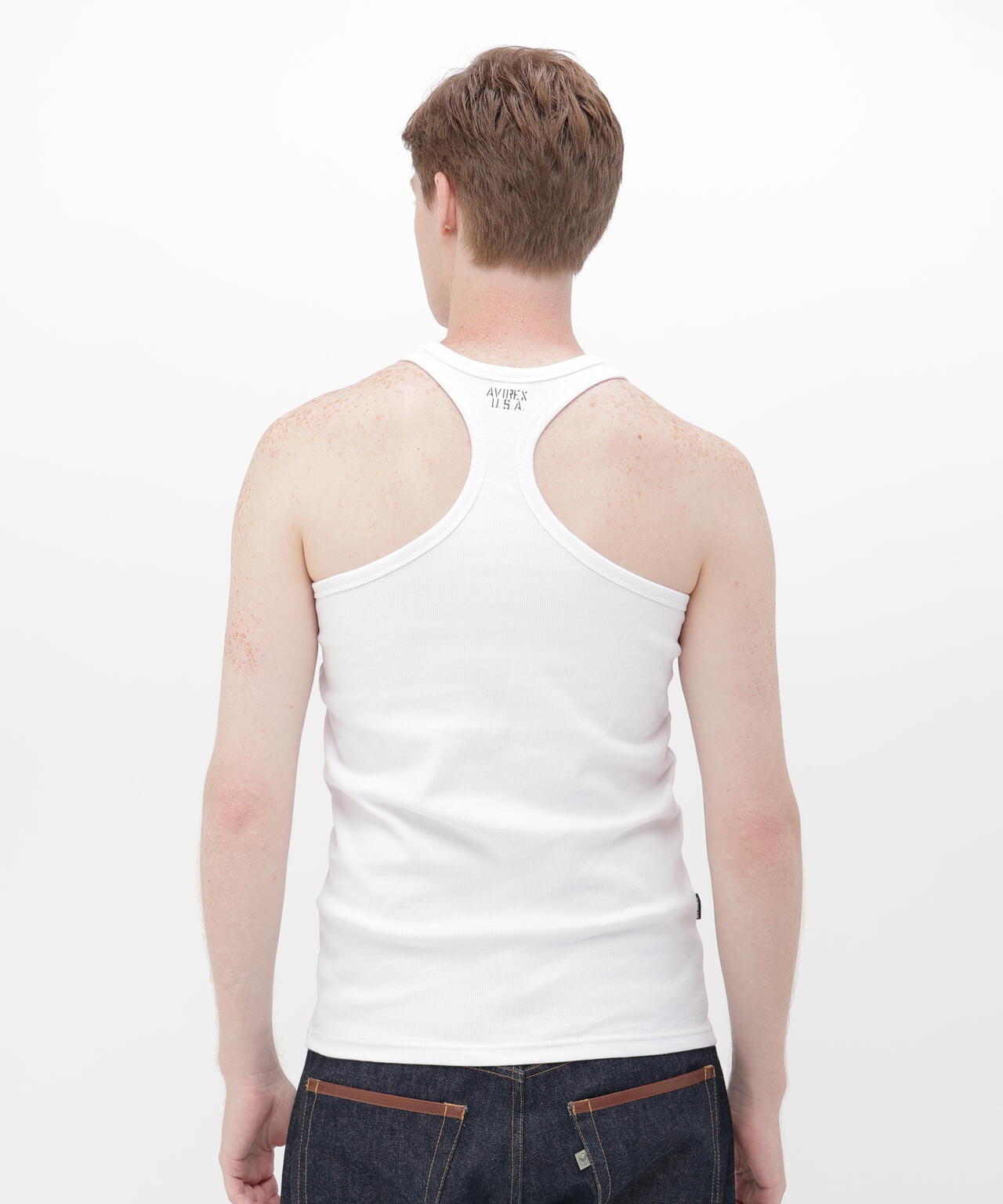 《DAILY/デイリー》RIB TANK TOP BACK CROSS/リブ タンクトップ バッククロス デイリーウェア