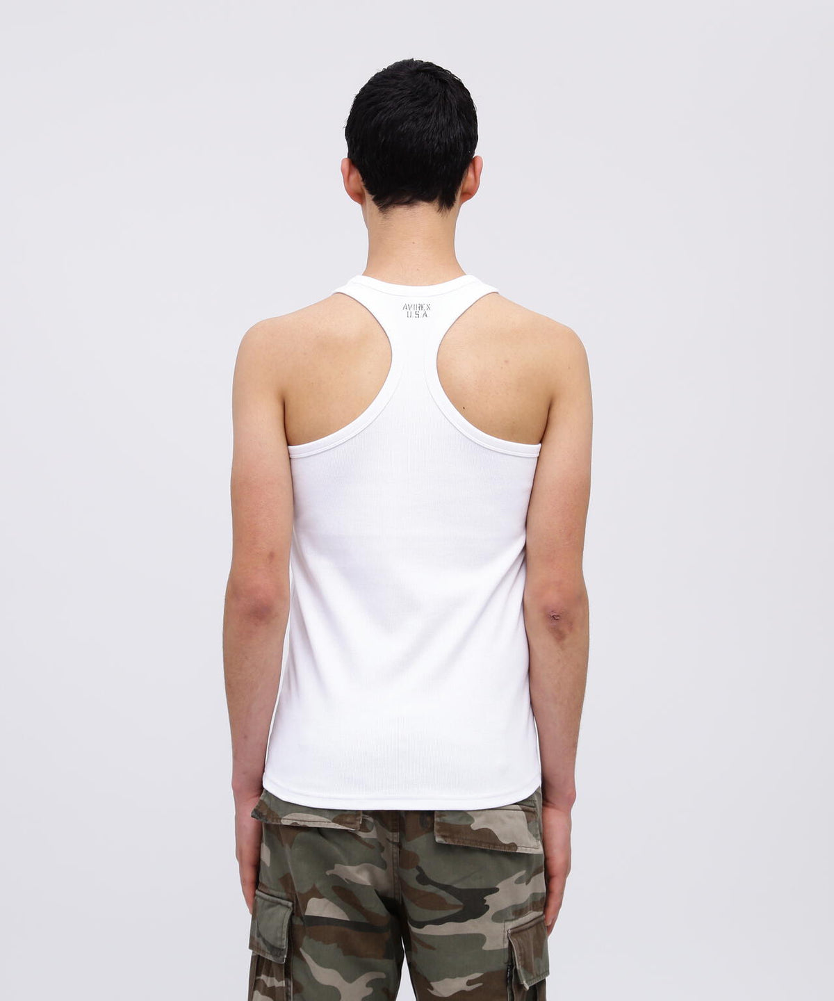 《DAILY/デイリー》RIB TANK TOP BACK CROSS/リブ タンクトップ バッククロス デイリーウェア