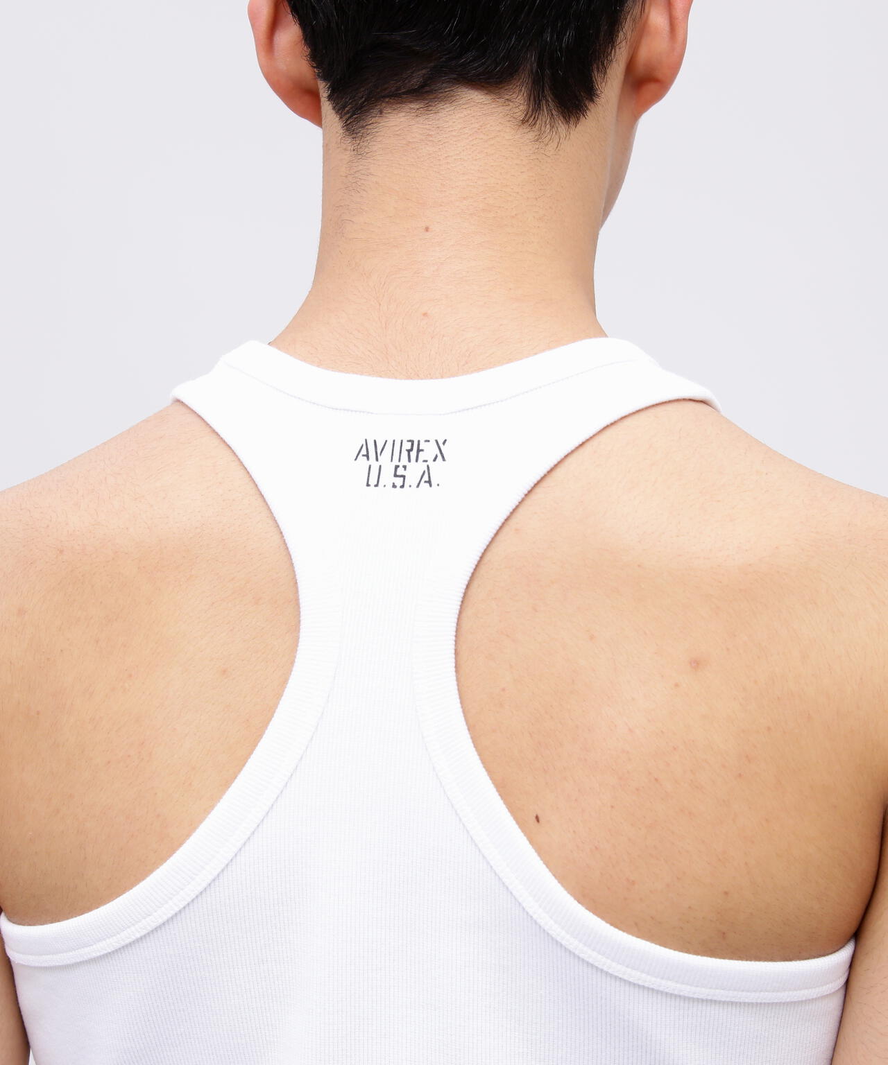 《DAILY/デイリー》RIB TANK TOP BACK CROSS/リブ タンクトップ バッククロス デイリーウェア