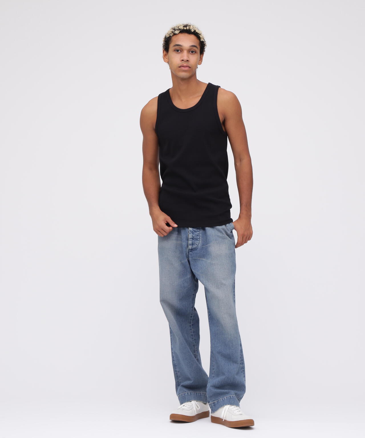 《DAILY/デイリー》RIB TANK TOP/リブ タンクトップ デイリーウェア