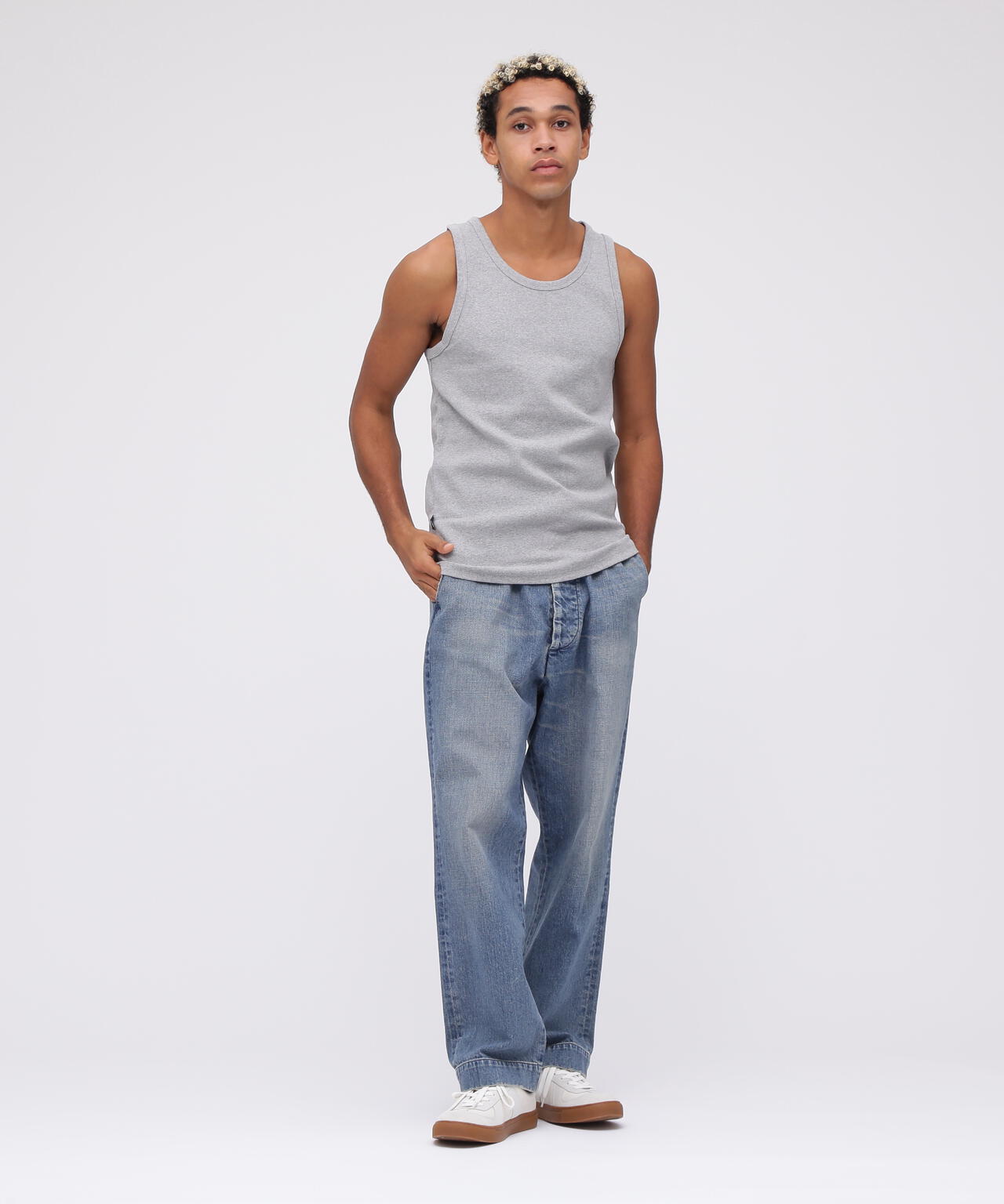 《DAILY/デイリー》RIB TANK TOP/リブ タンクトップ デイリーウェア